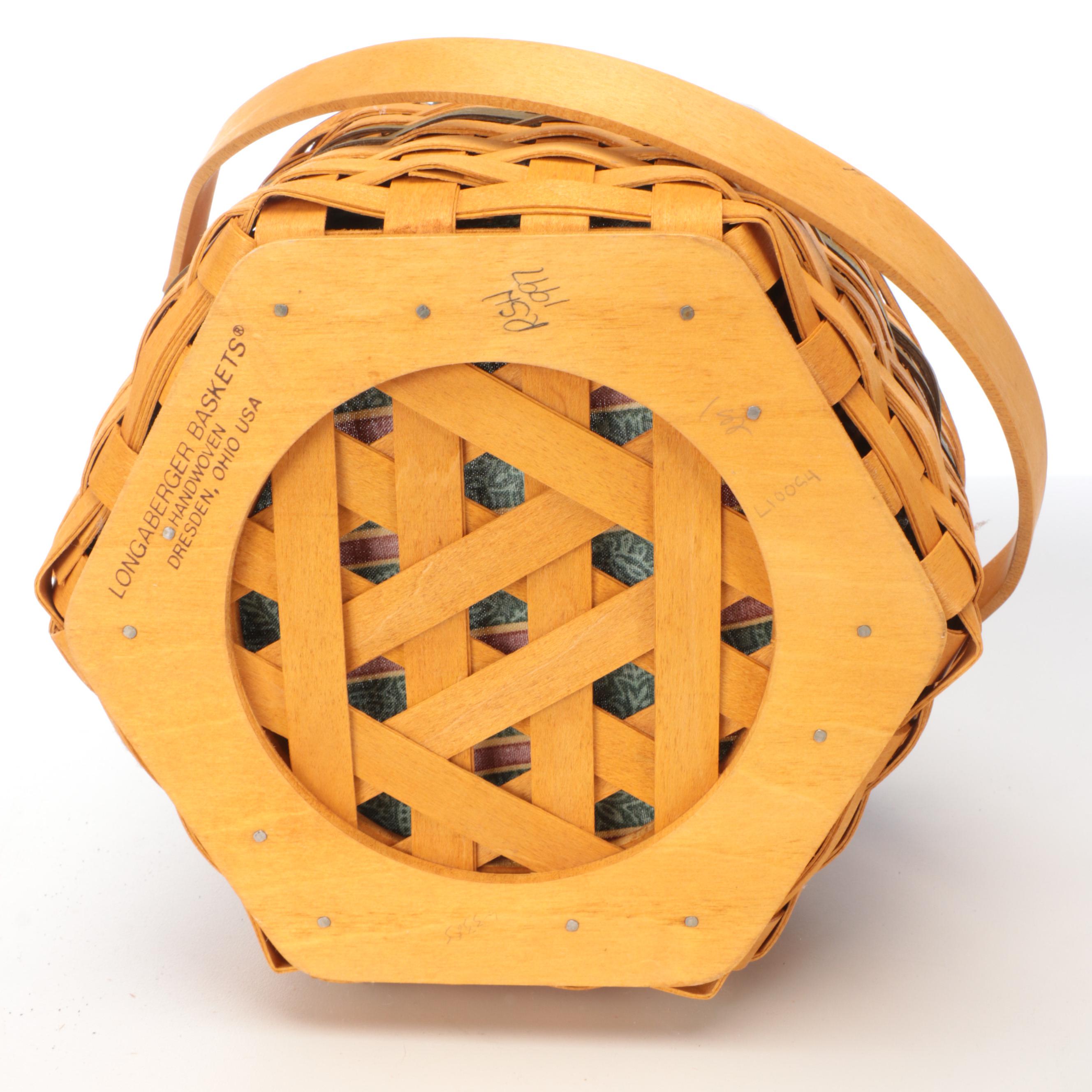 Longaberger "Homestead" and Other Handwoven Maple Baskets
