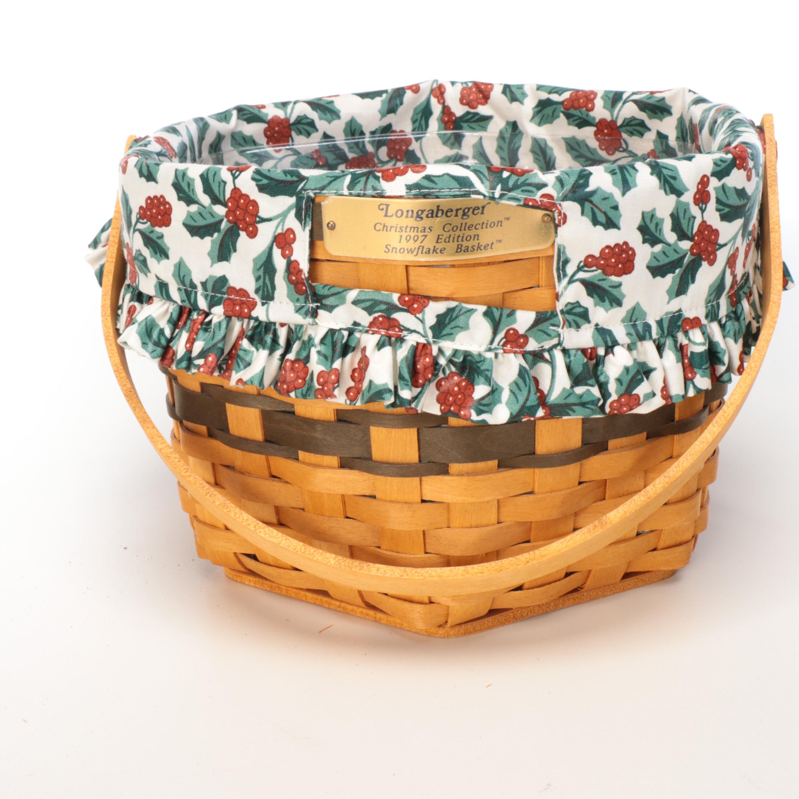 Longaberger "Homestead" and Other Handwoven Maple Baskets