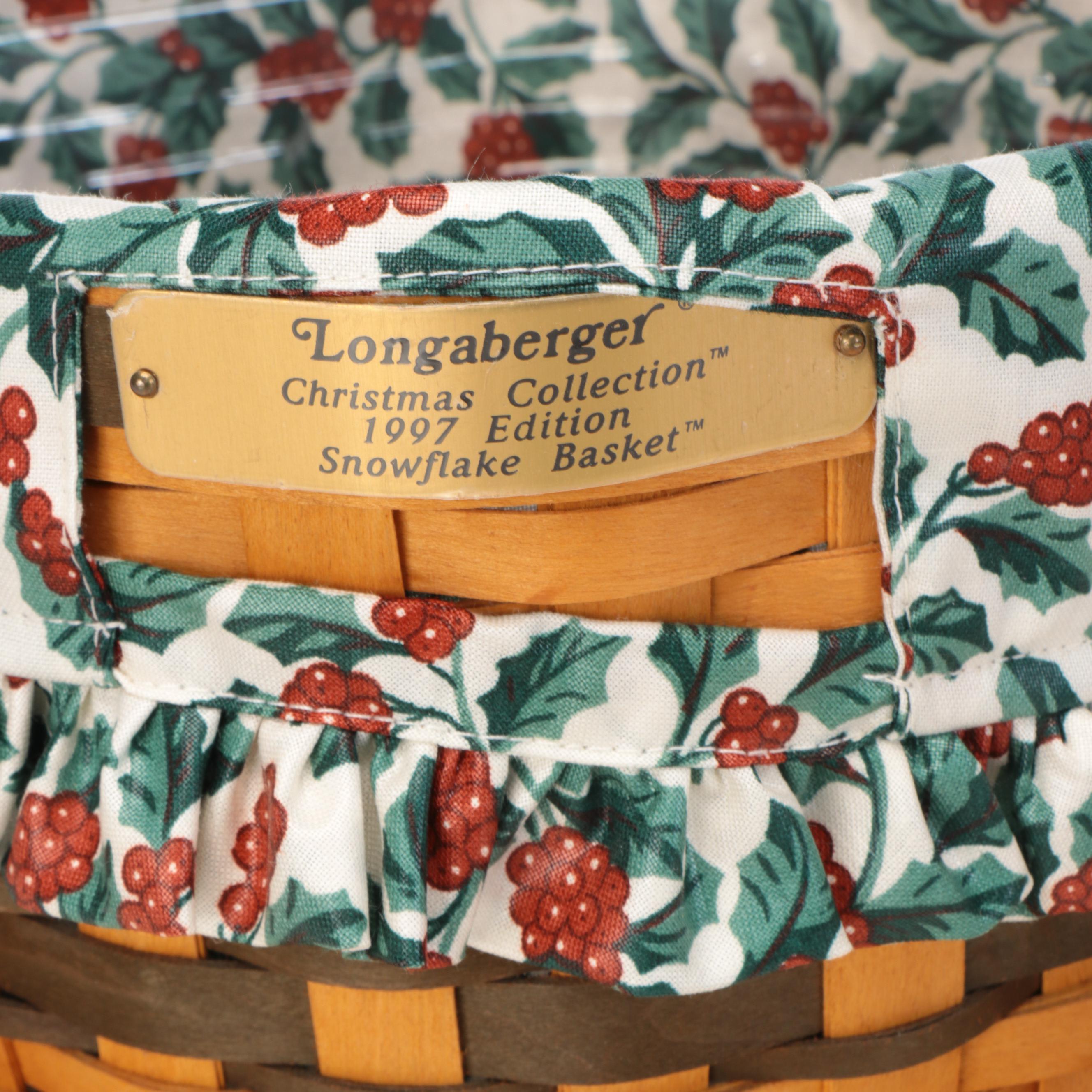 Longaberger "Homestead" and Other Handwoven Maple Baskets