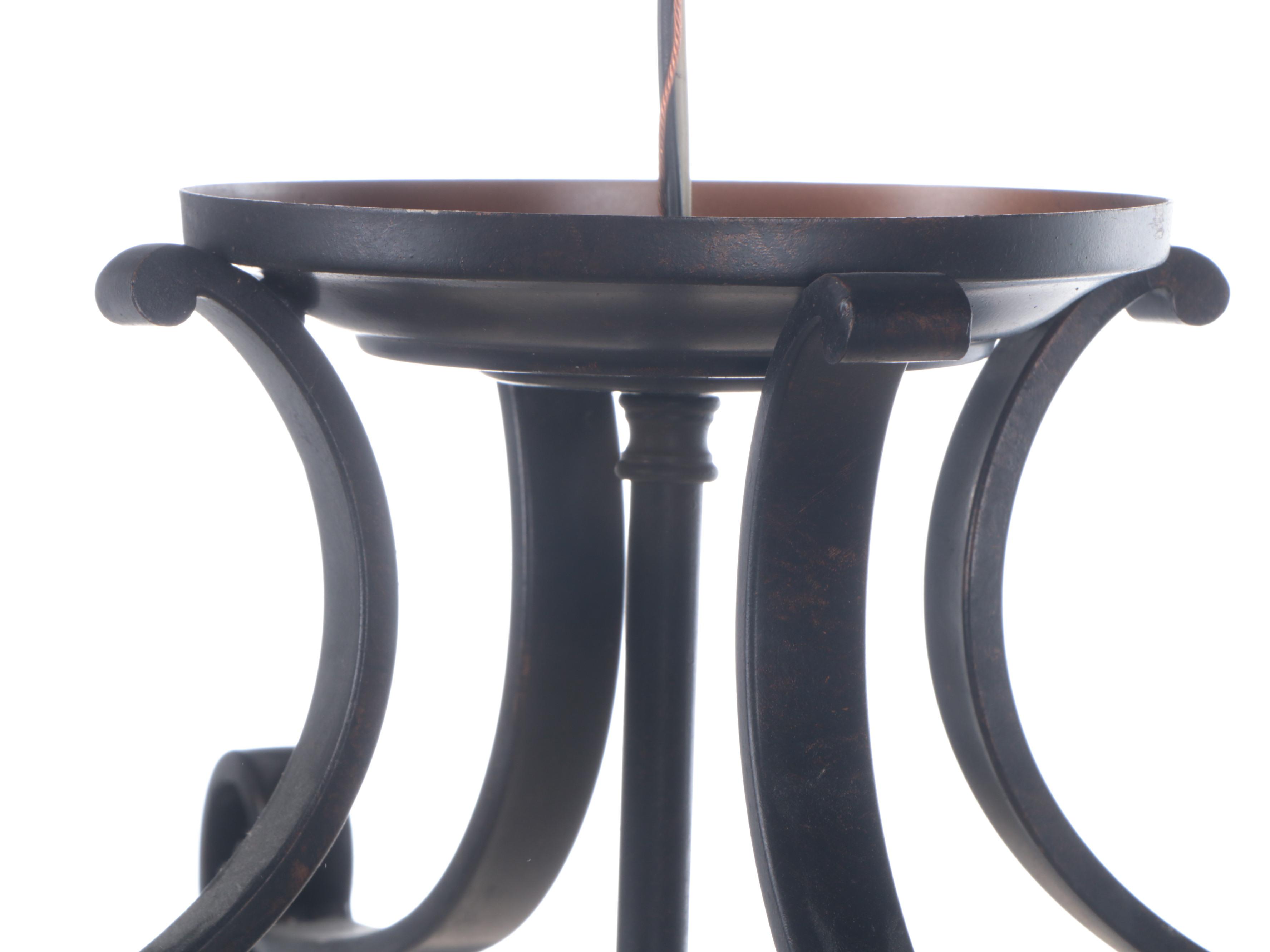 Pair of Pasquale Miranda for Feiss Industries Semi-Flush Mount Pendant Lights