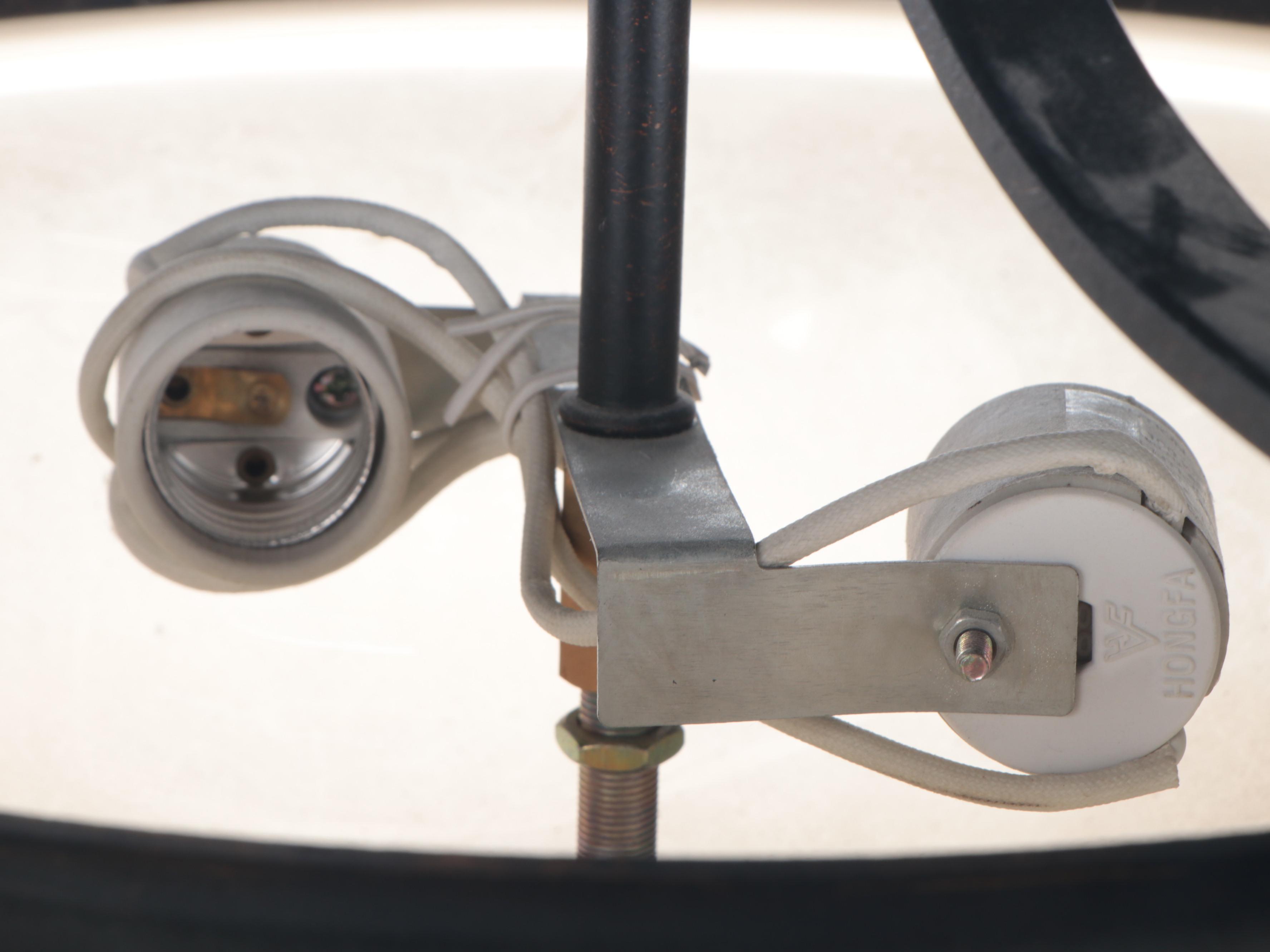 Pair of Pasquale Miranda for Feiss Industries Semi-Flush Mount Pendant Lights