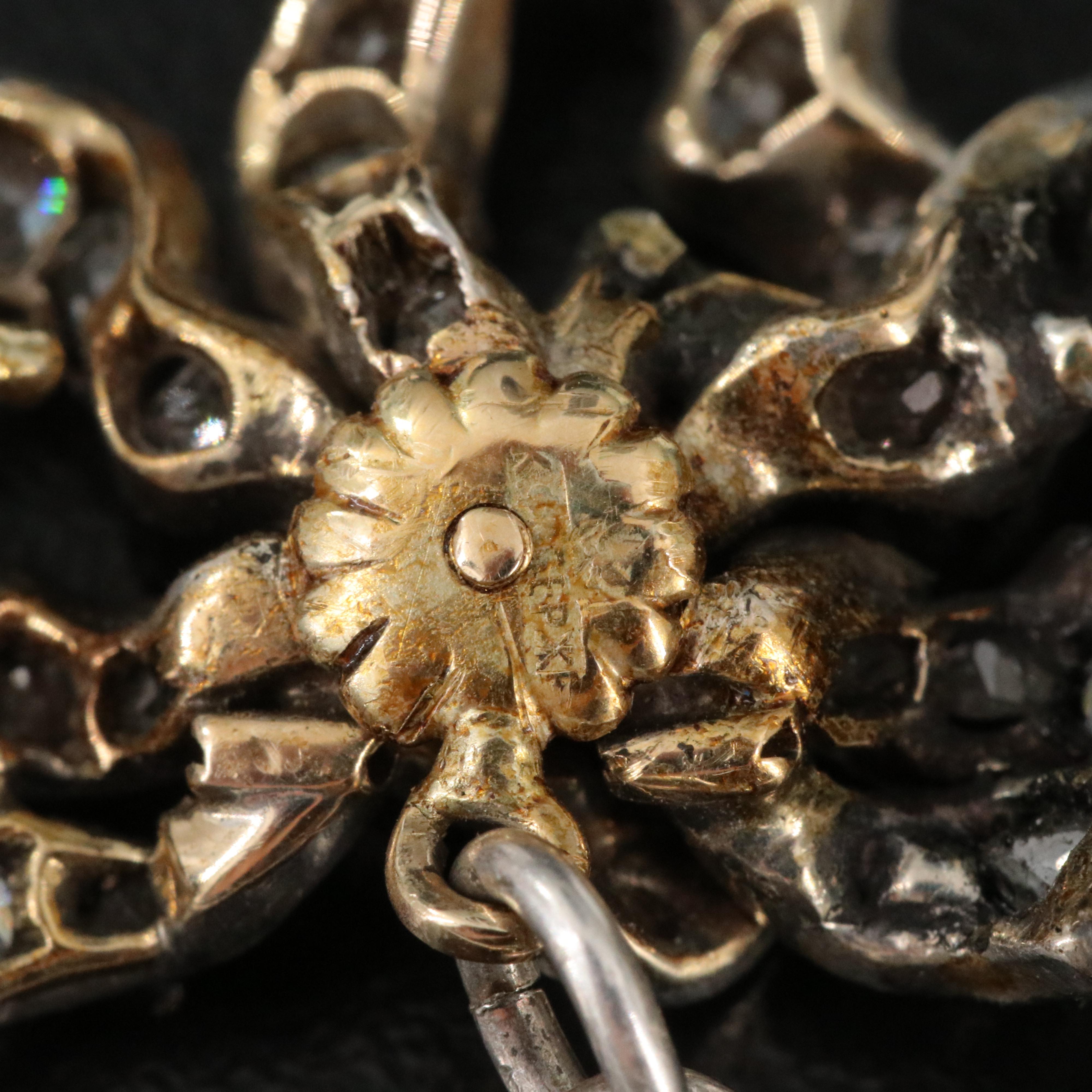 Fabergé 2.50 CTW Diamond Watch Pin with Cartier for Fabergé Pendant Watch