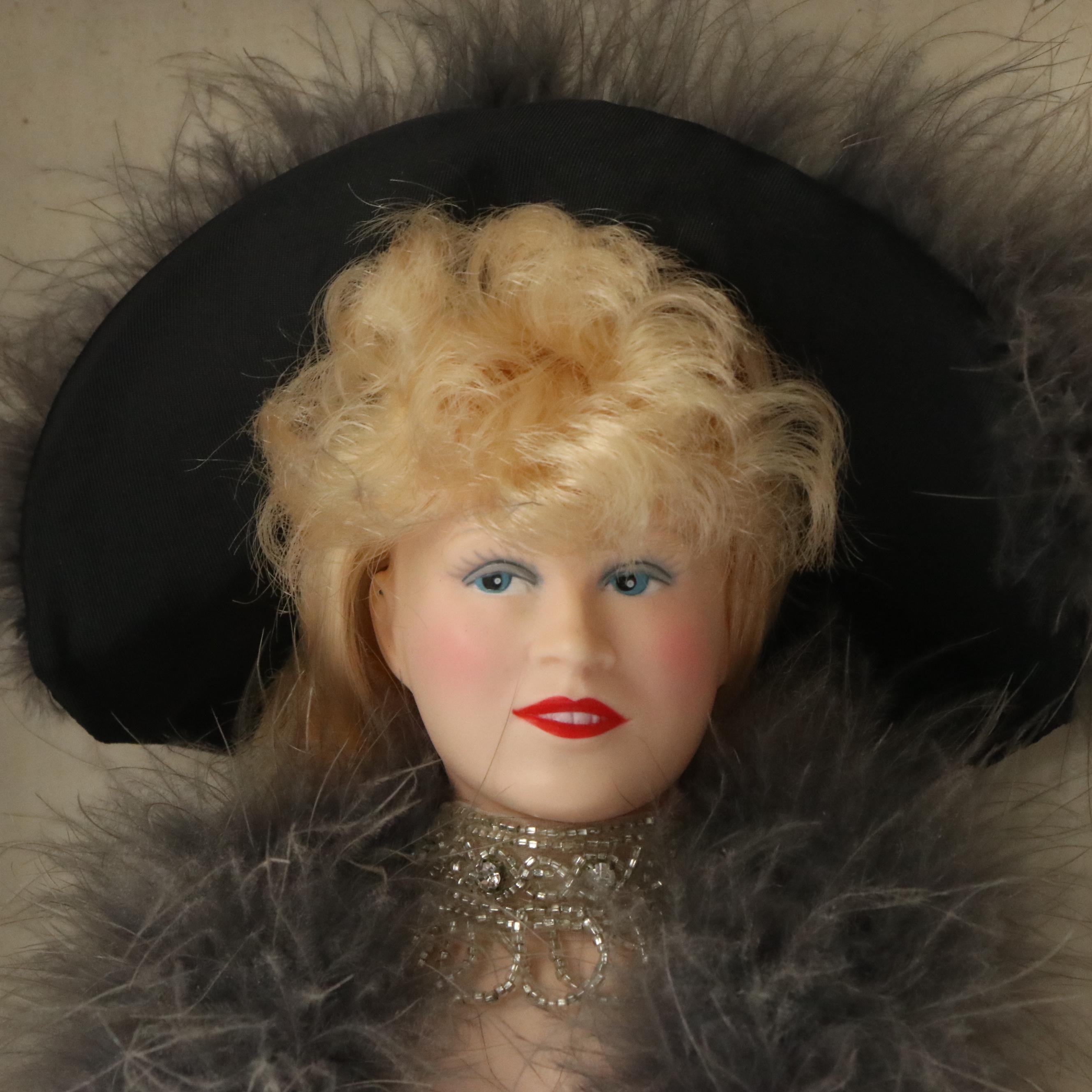 Effanbee W.C. Fields and Mae West Dolls with CoA and Literature, 1980s