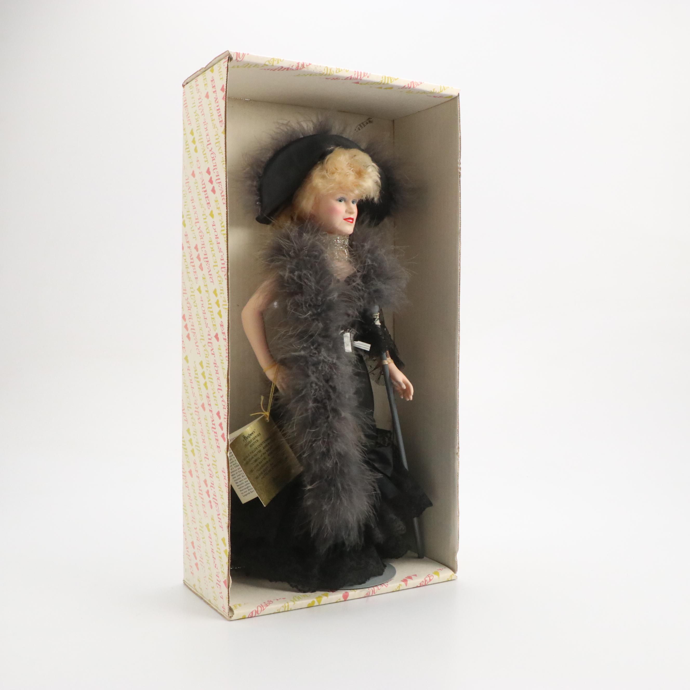 Effanbee W.C. Fields and Mae West Dolls with CoA and Literature, 1980s