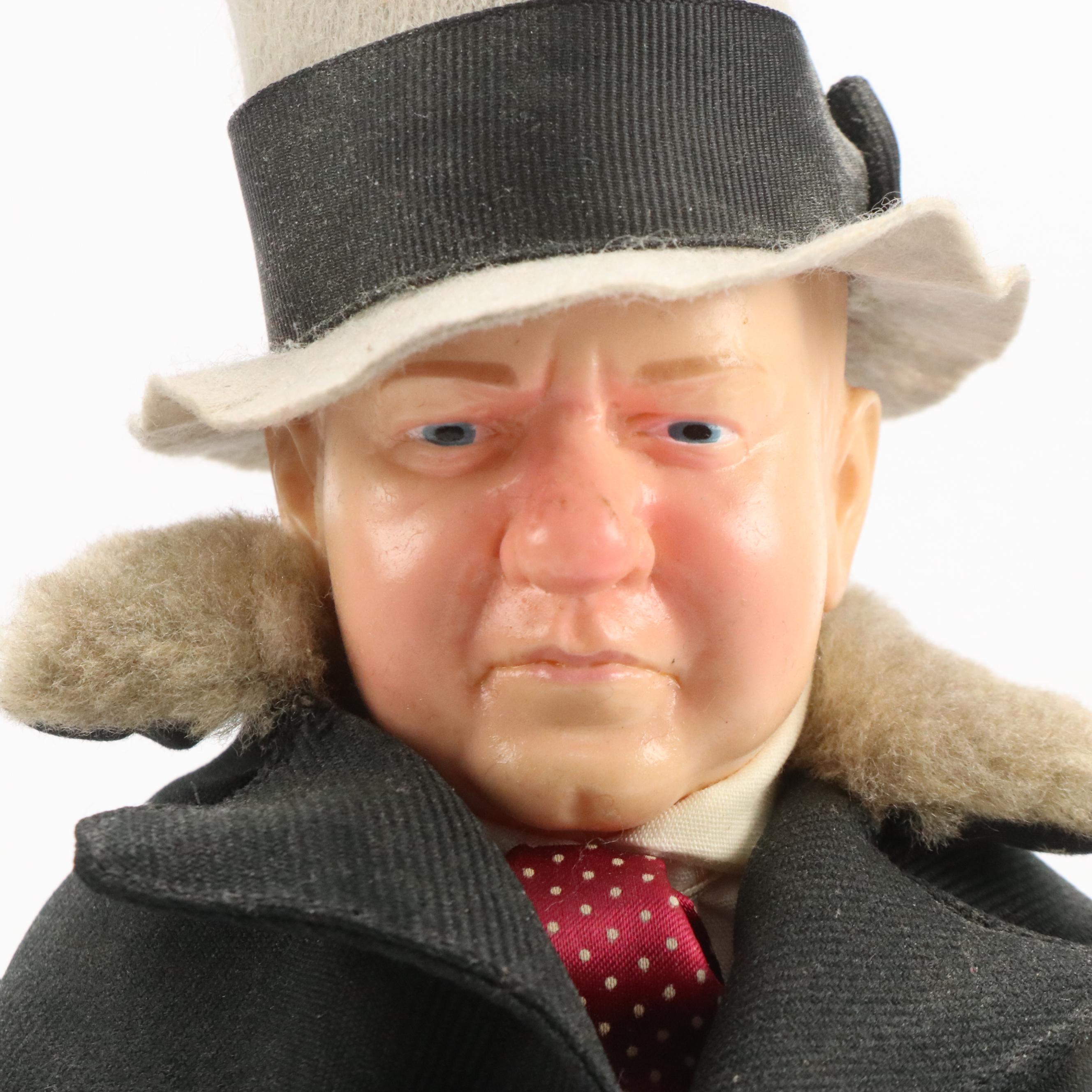 Effanbee W.C. Fields and Mae West Dolls with CoA and Literature, 1980s