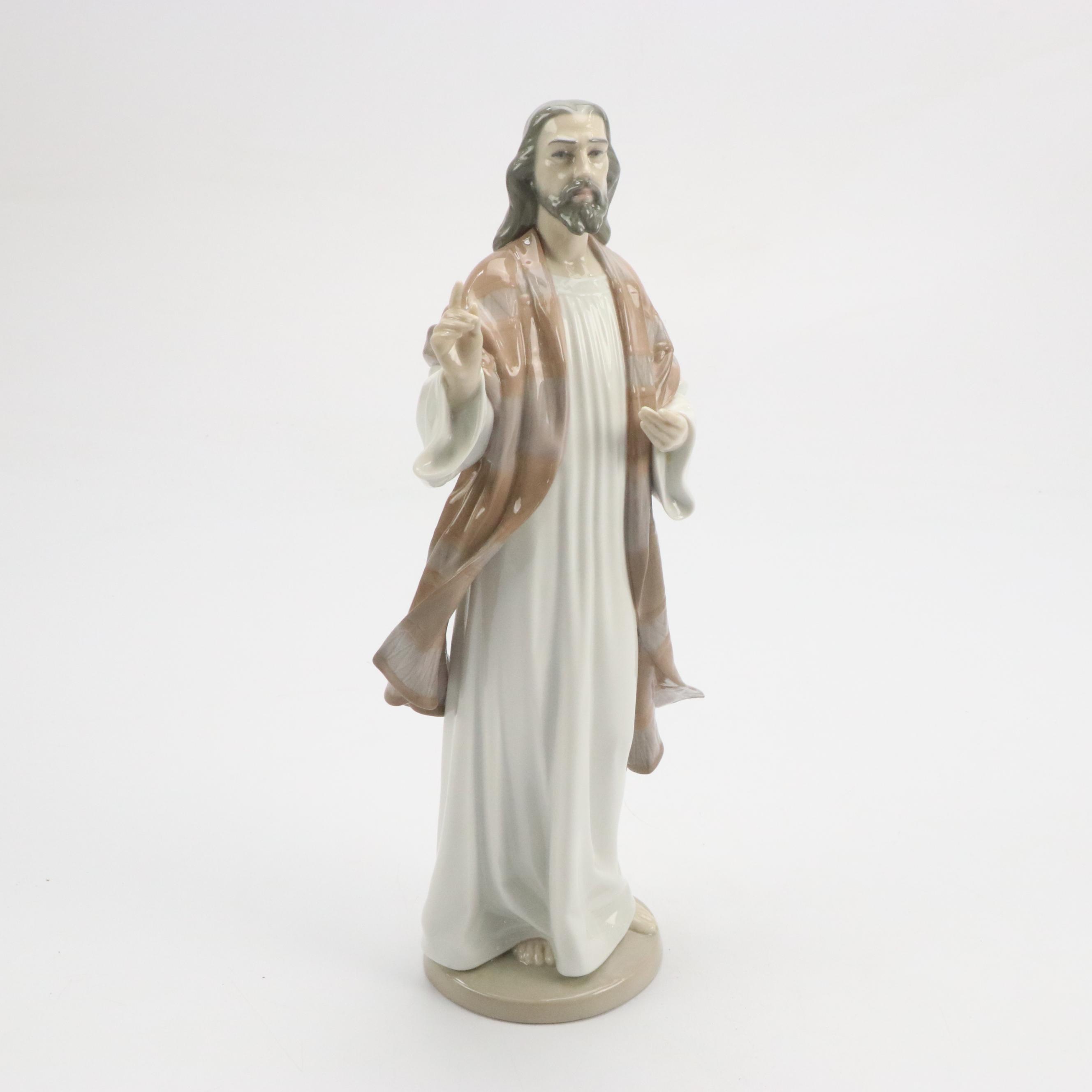 Lladró "The Holy Teacher" Porcelain Figurine and Madonna Bust