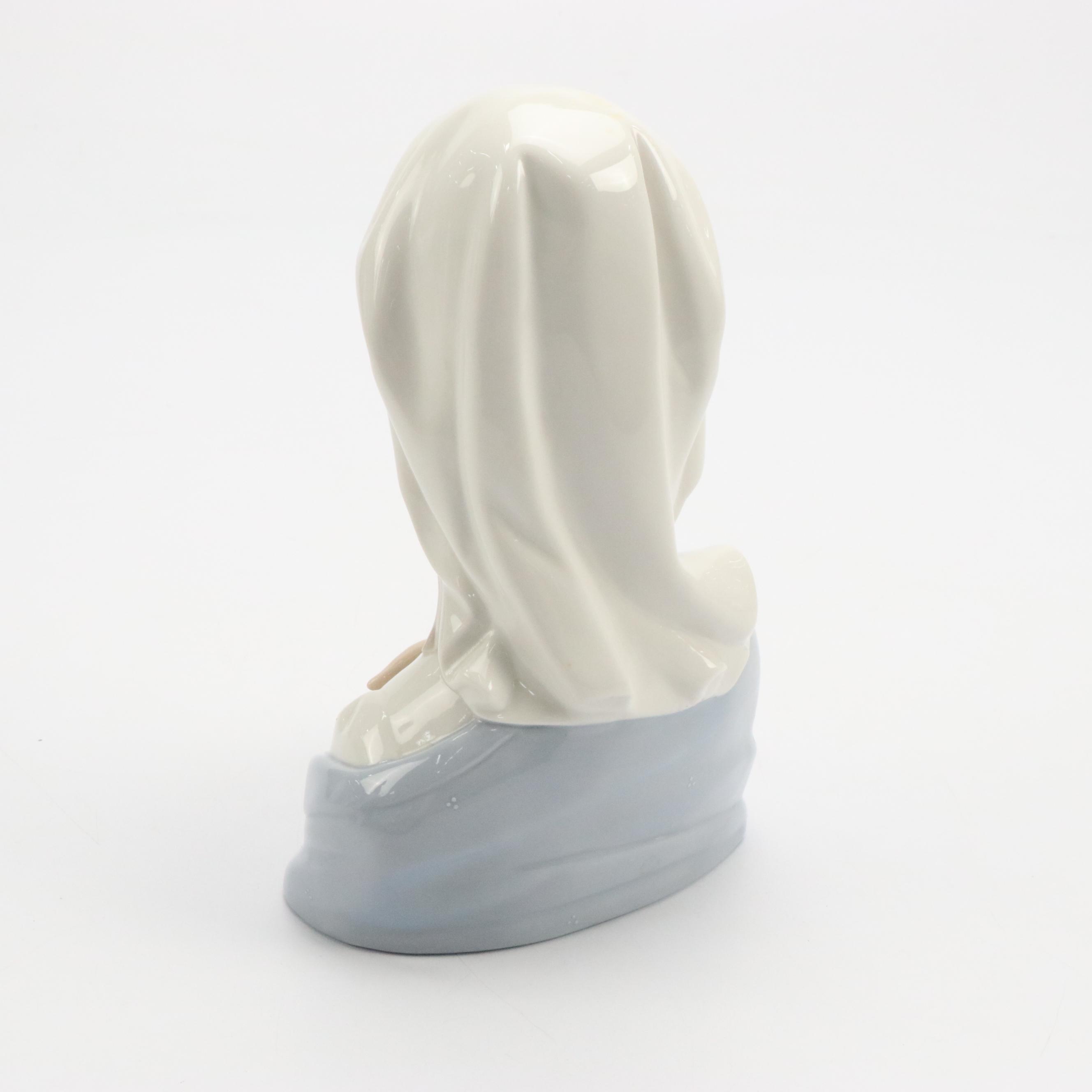 Lladró "The Holy Teacher" Porcelain Figurine and Madonna Bust