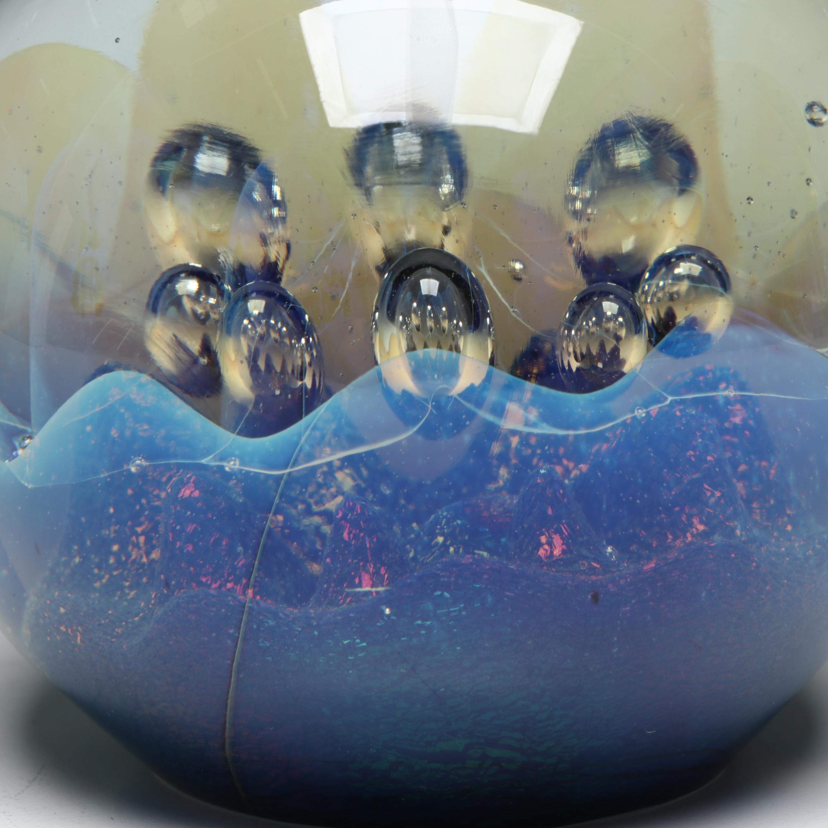 Robert Eickholt Art Glass Paperweight