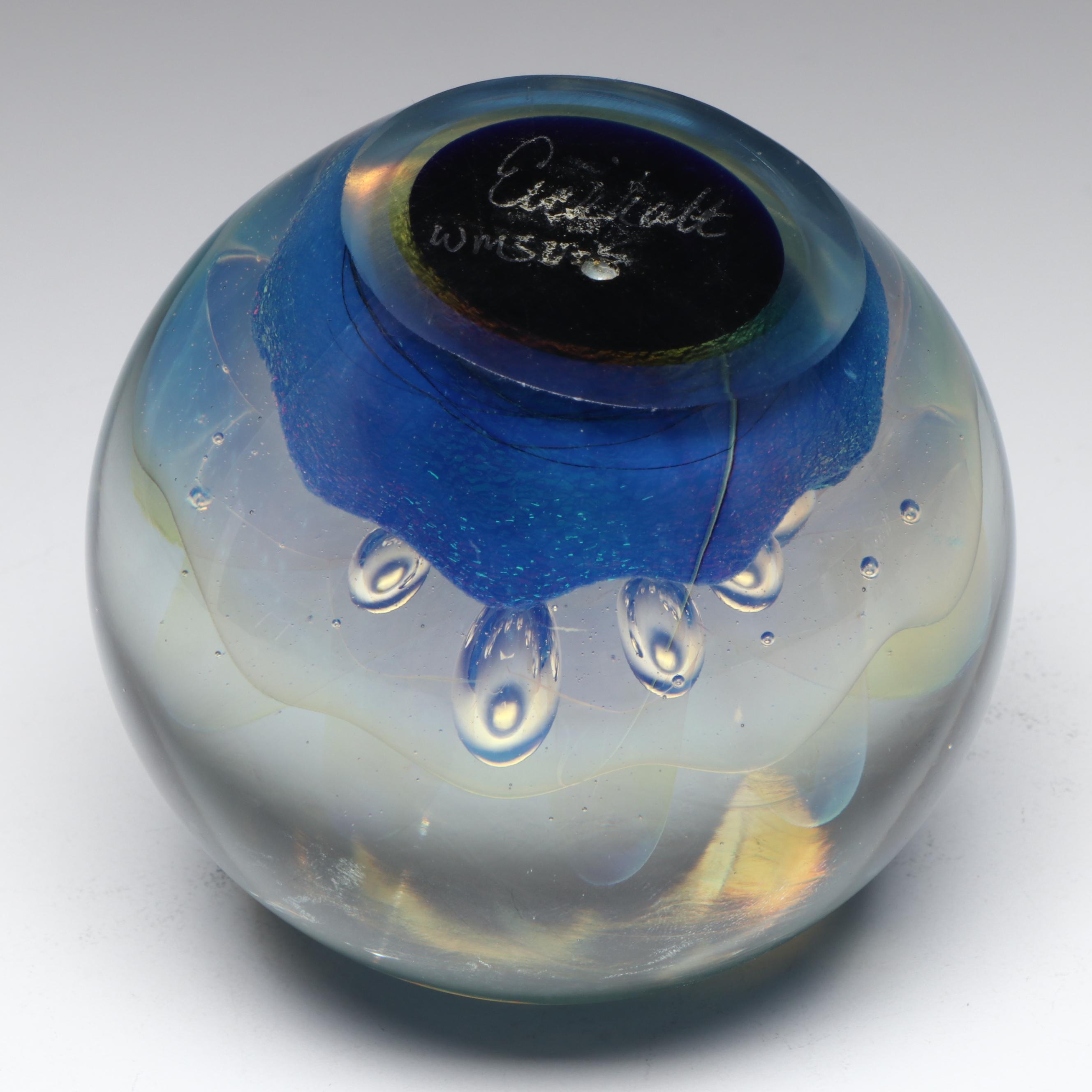 Robert Eickholt Art Glass Paperweight