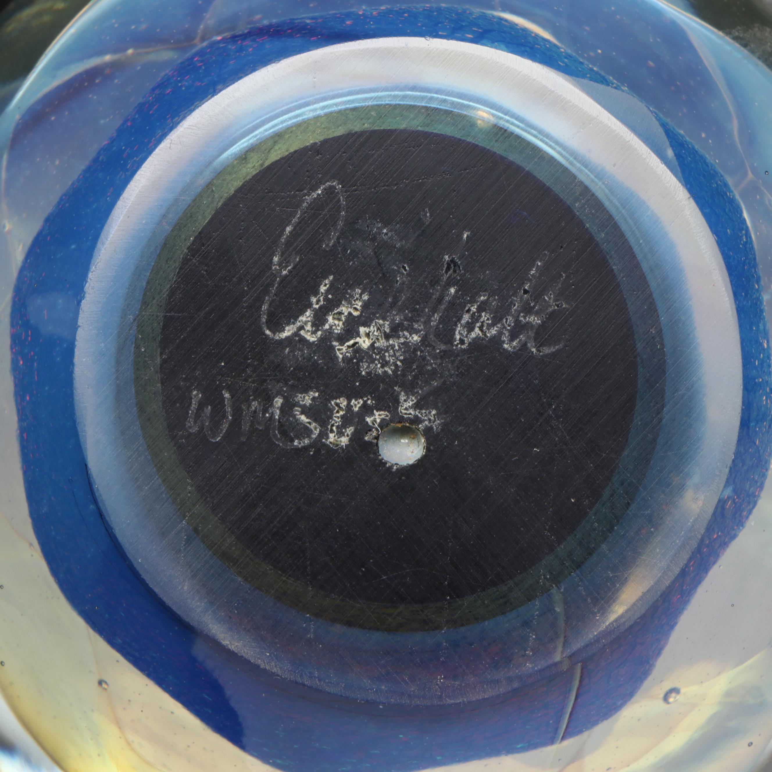 Robert Eickholt Art Glass Paperweight