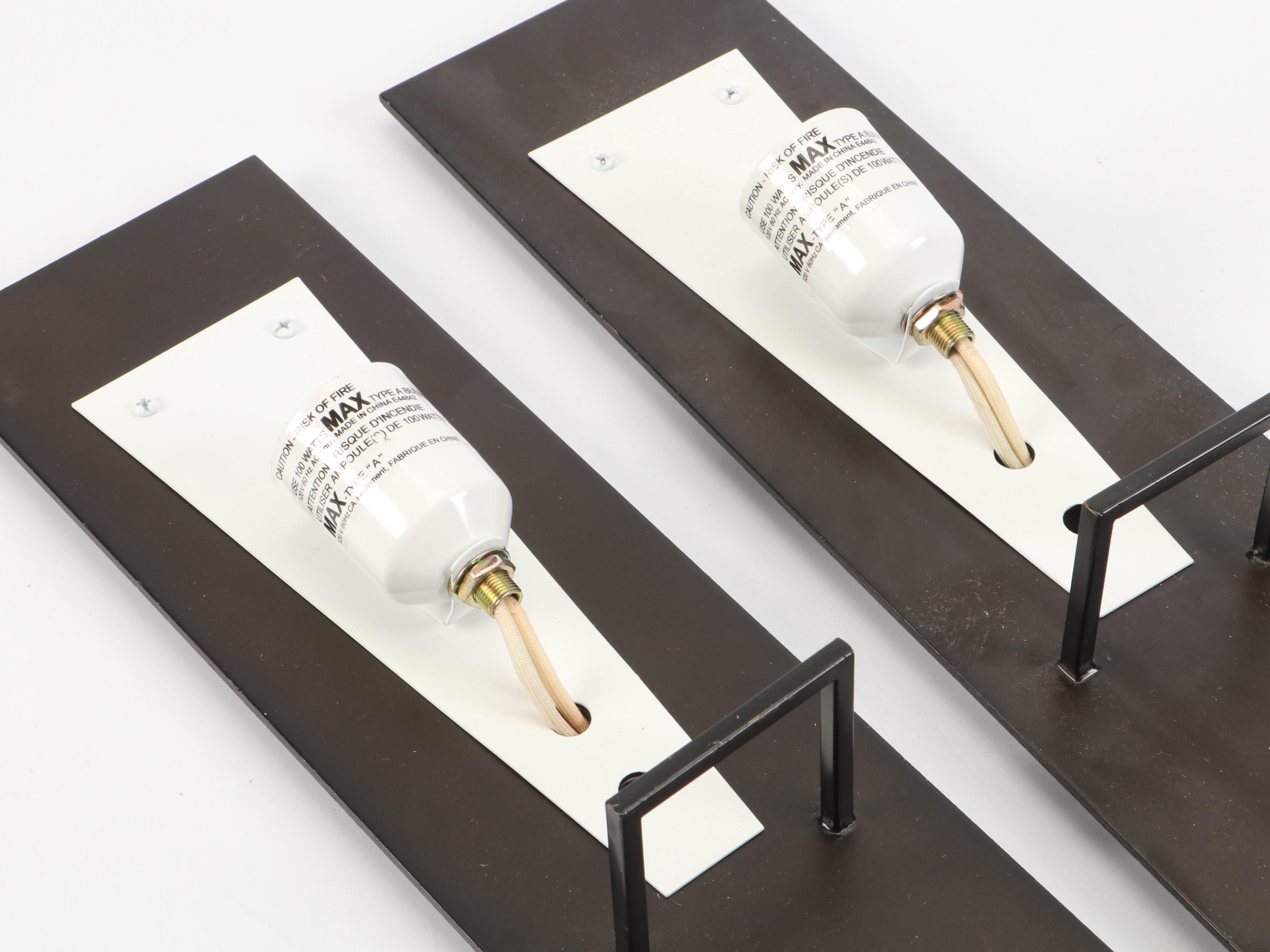 Murray Feiss "Boulevard" Wall Sconce Pair