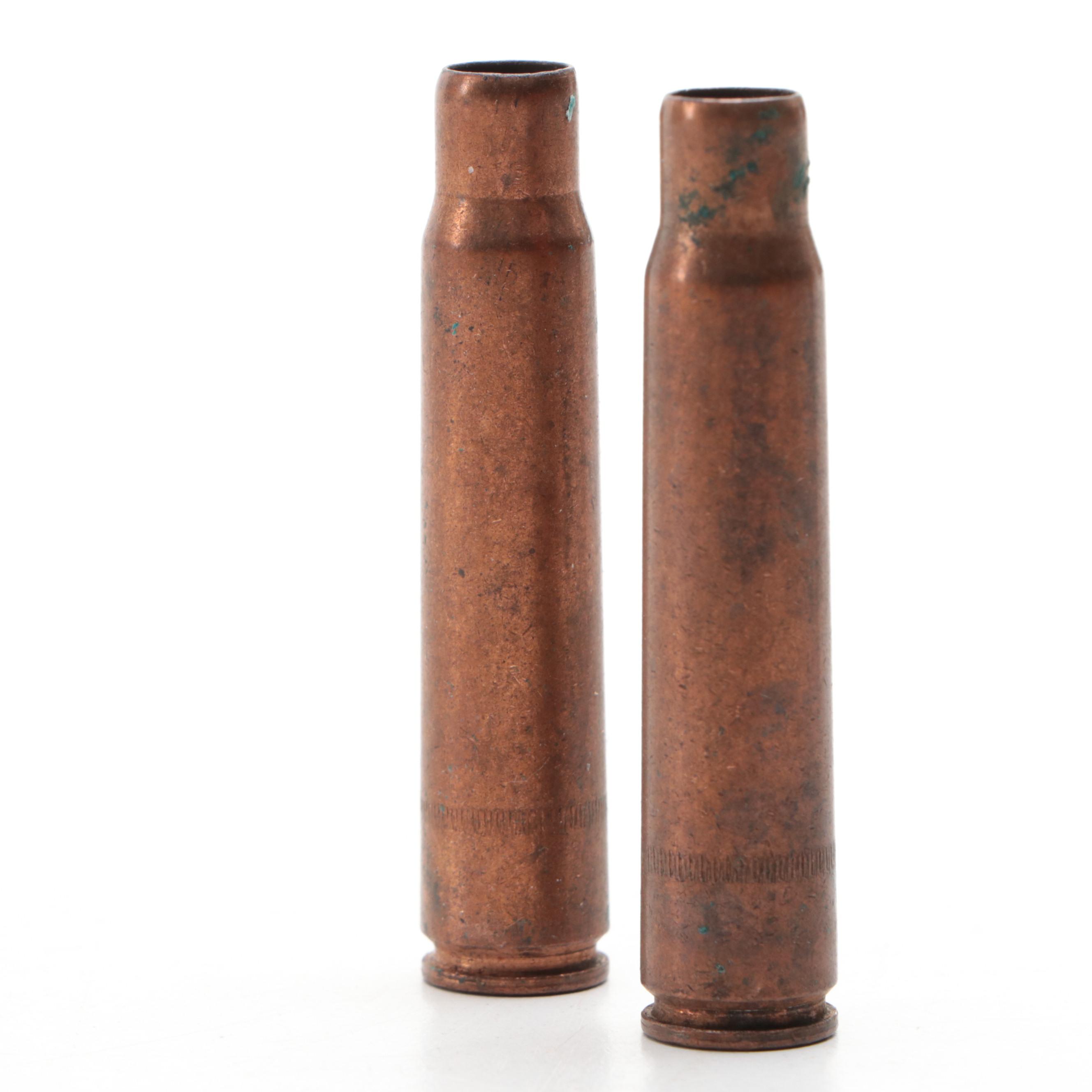 World War II U. S. and German Military Shell Casings