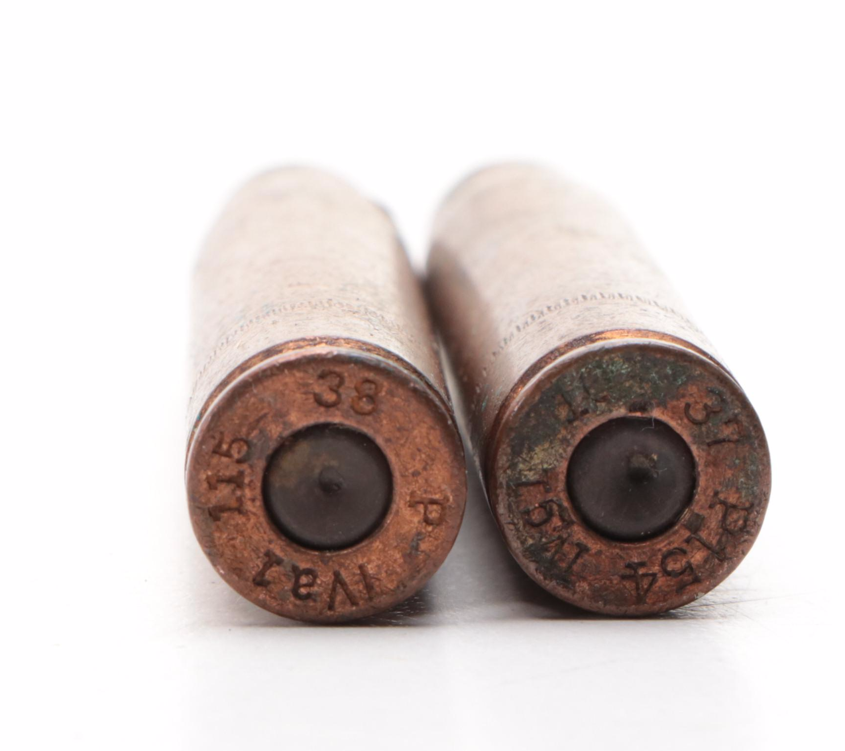 World War II U. S. and German Military Shell Casings