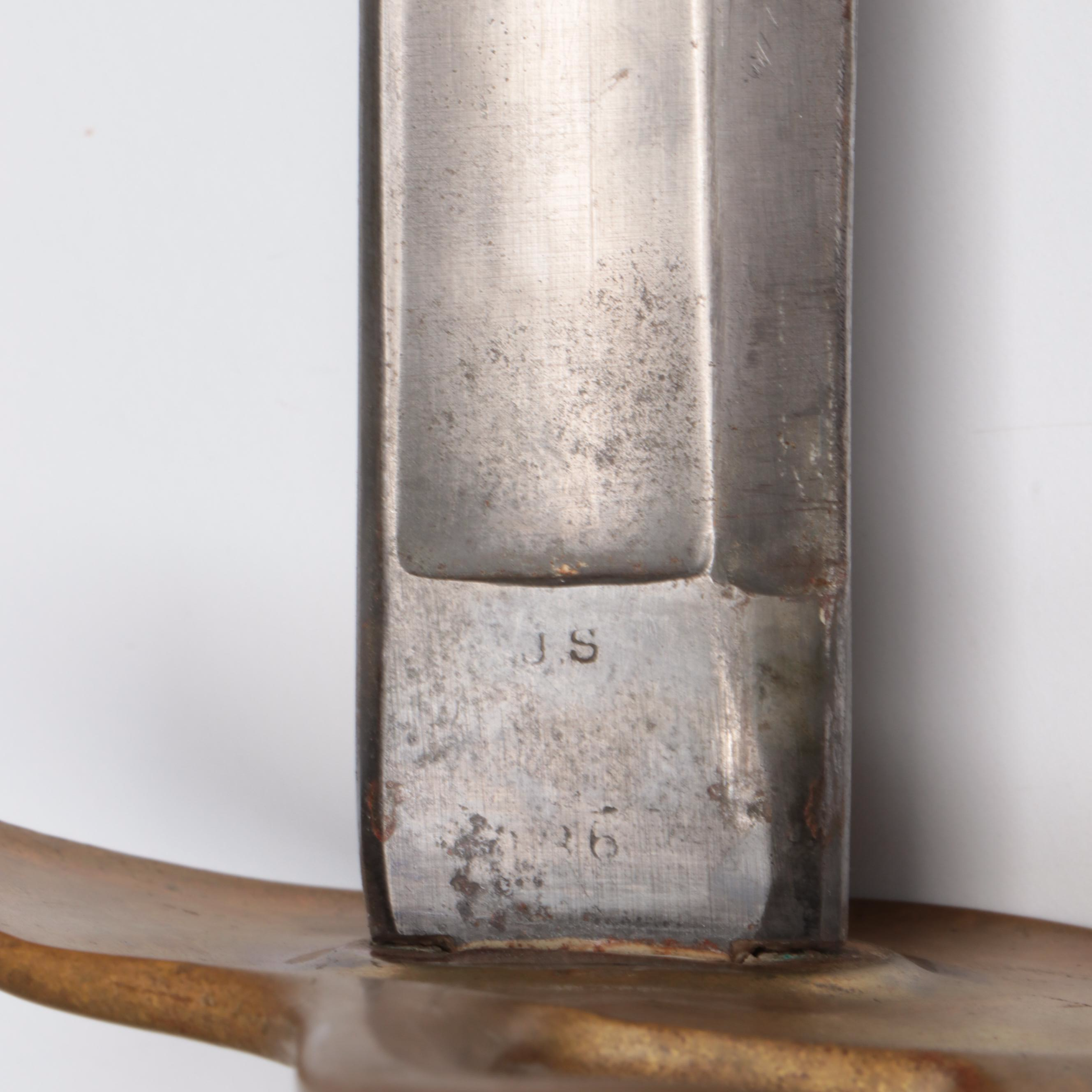 Civil War Era M-1860 Light Cavalry Saber with Scabbard