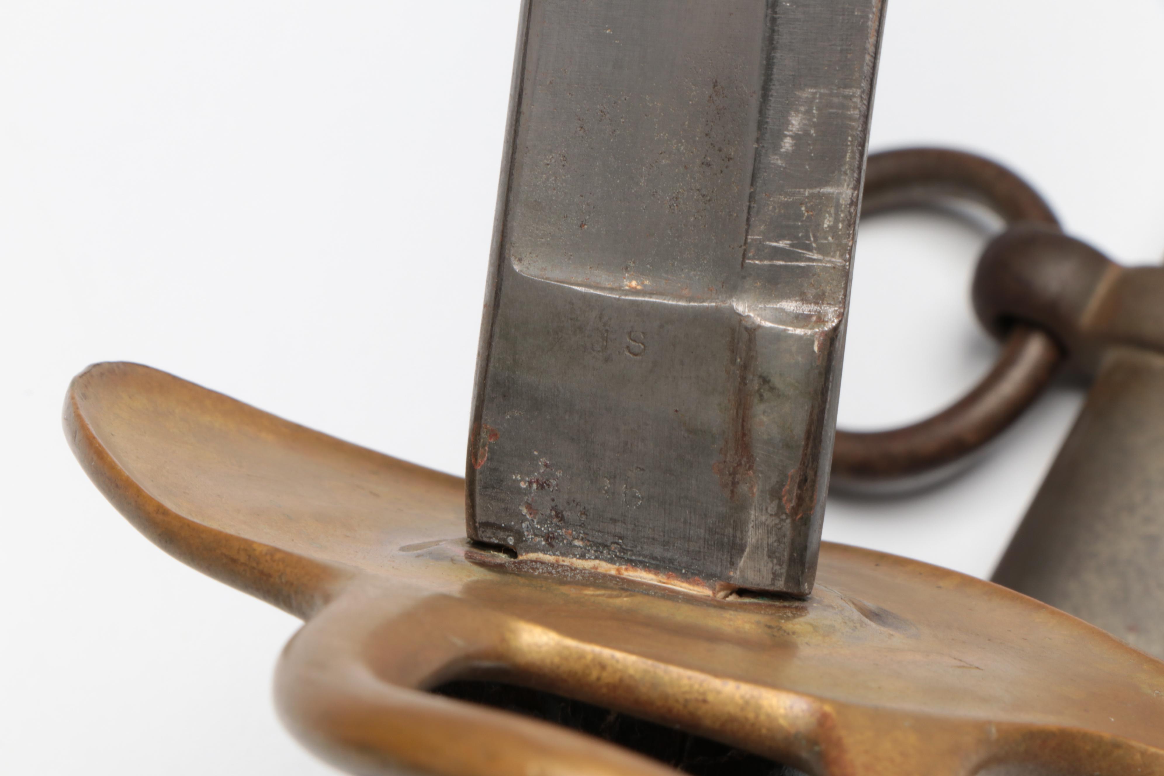 Civil War Era M-1860 Light Cavalry Saber with Scabbard