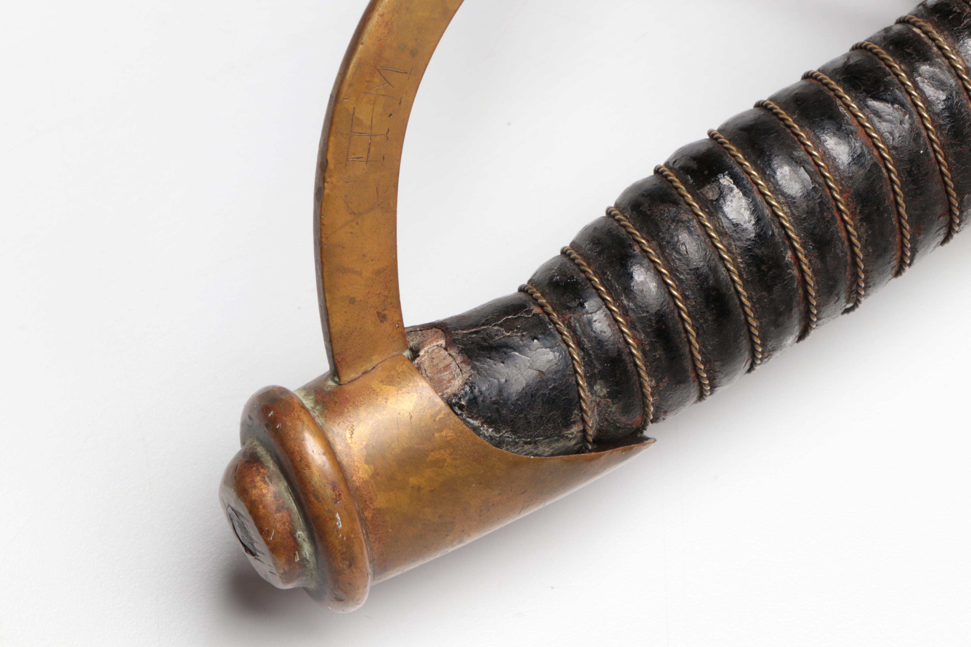 Civil War Era M-1860 Light Cavalry Saber with Scabbard