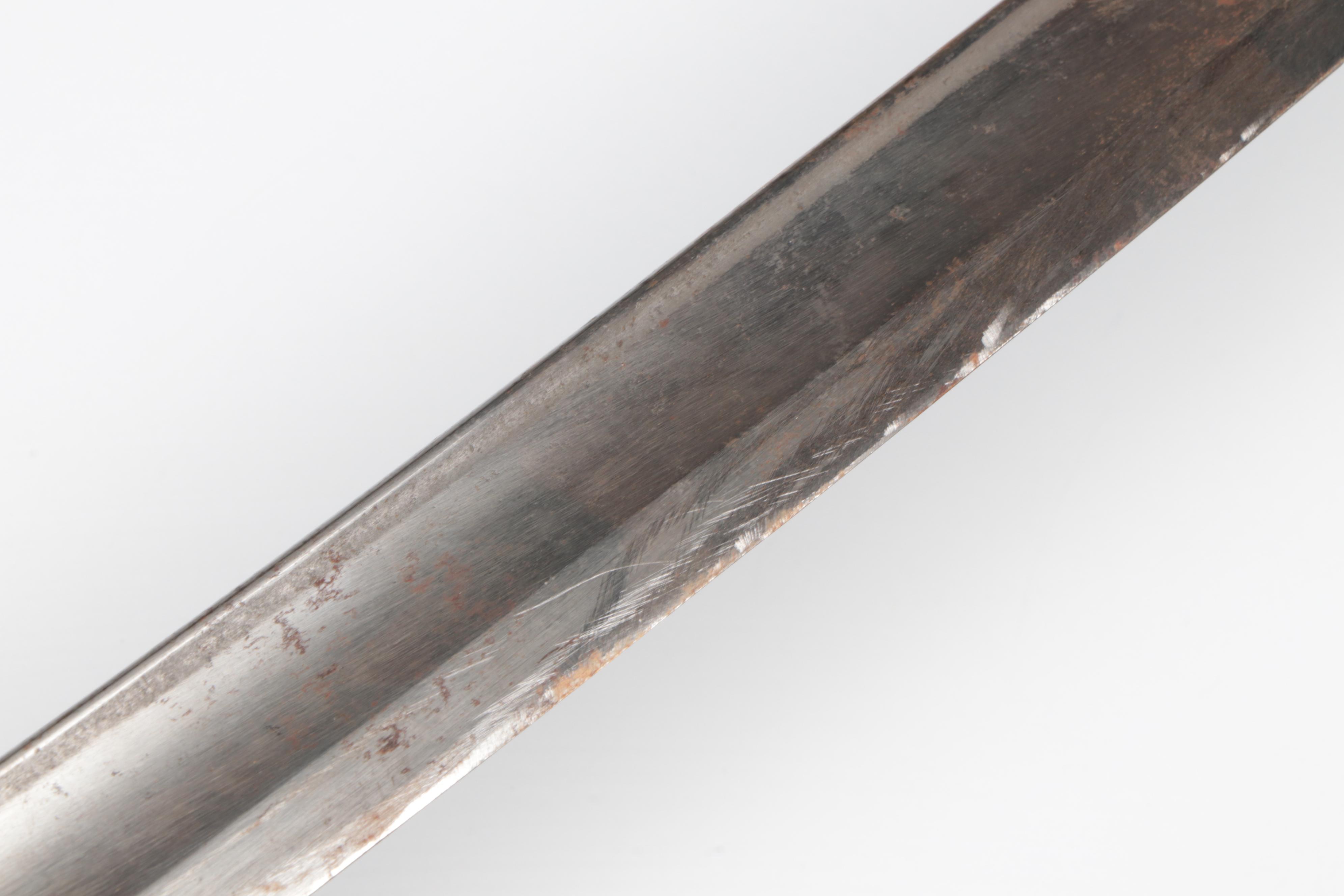 Civil War Era M-1860 Light Cavalry Saber with Scabbard