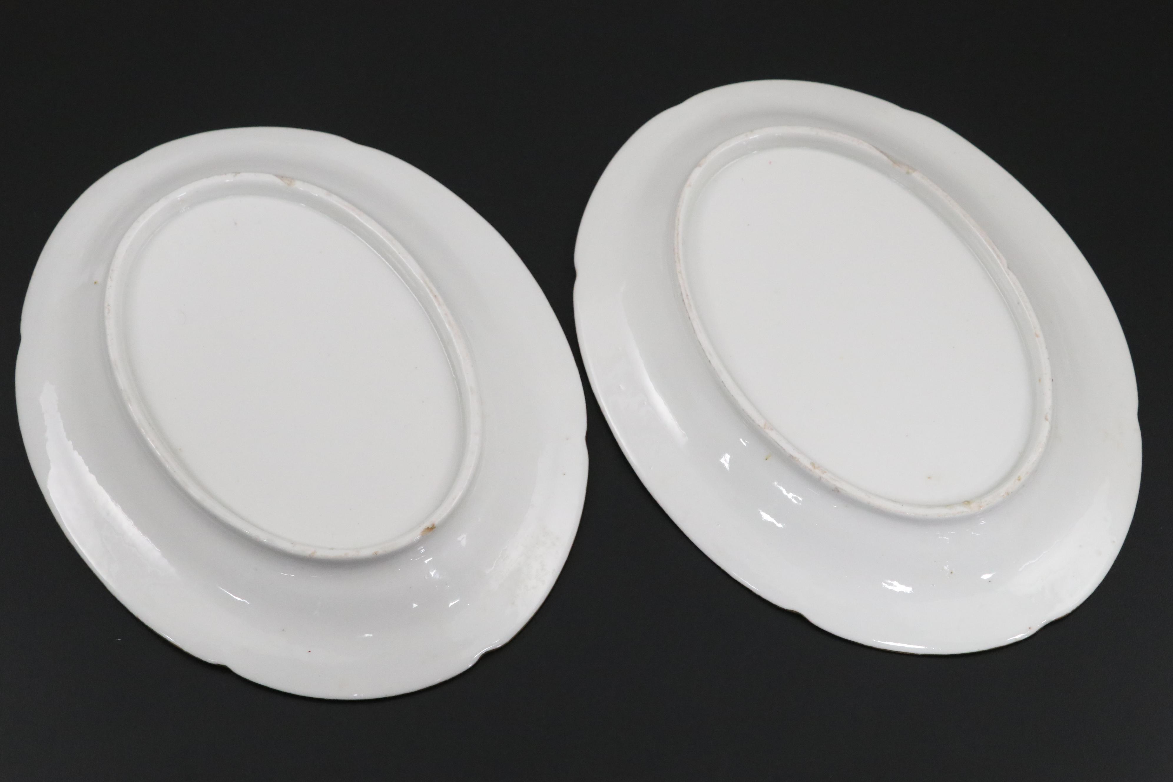 Worcester Heraldic Porcelain Sauce Boats, Circa 1800