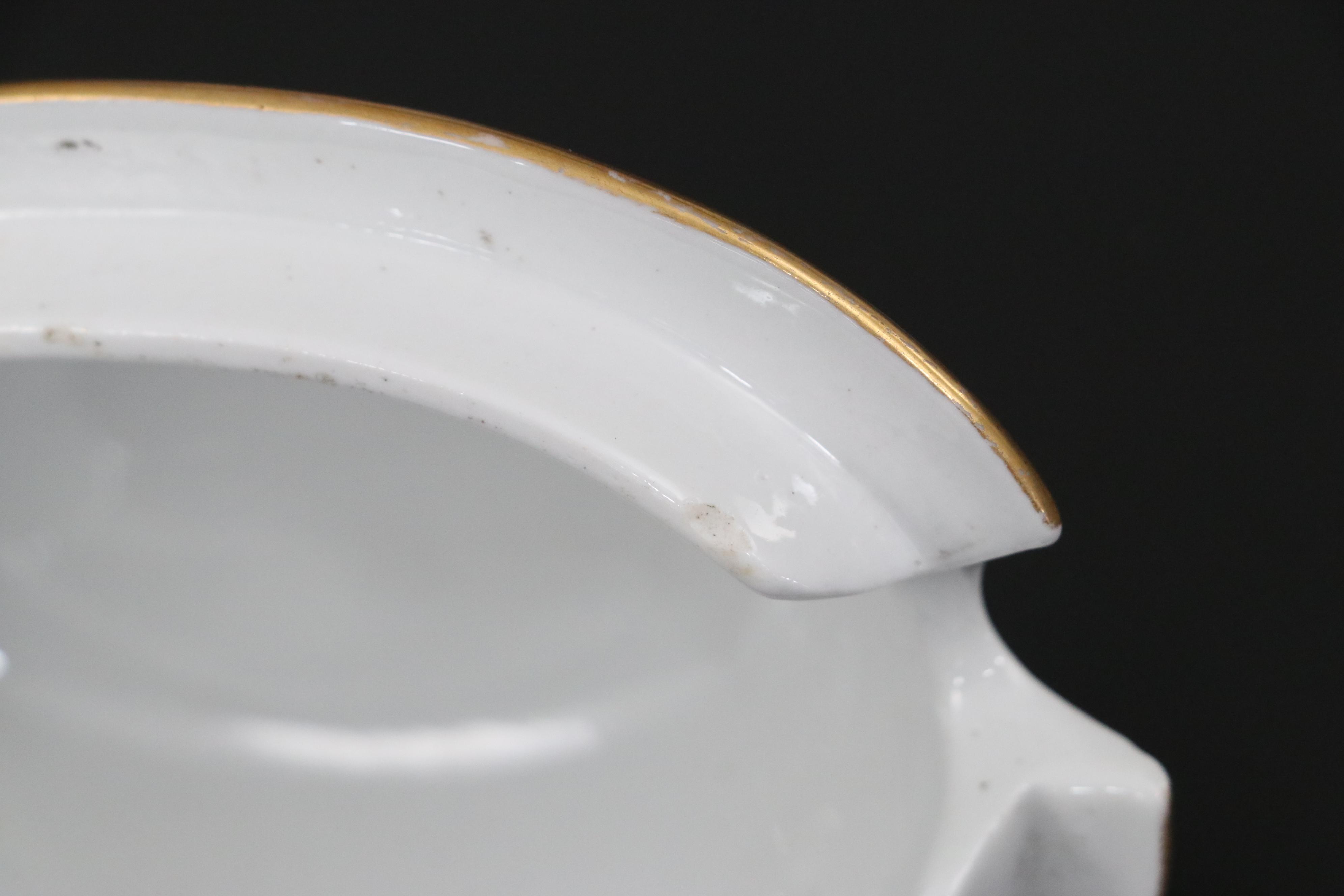 Worcester Heraldic Porcelain Sauce Boats, Circa 1800