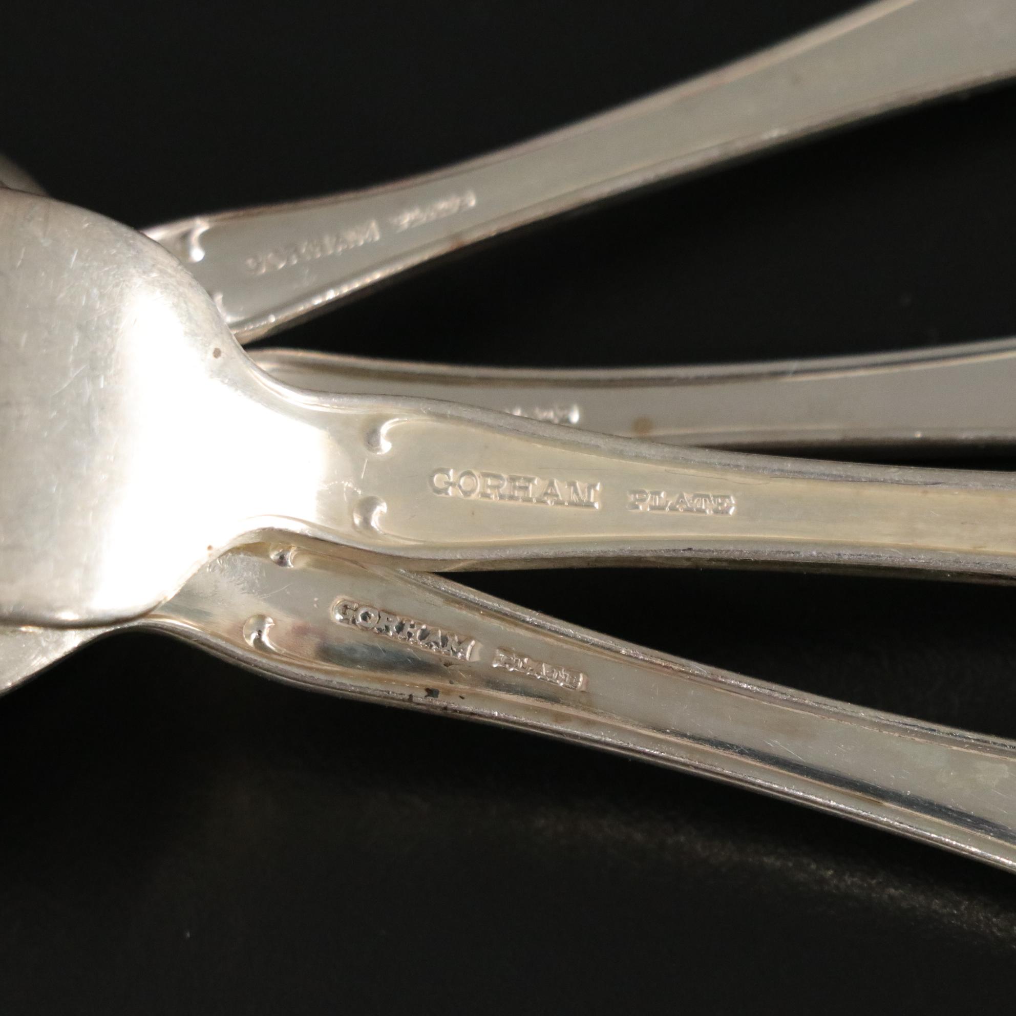 Gorham Silver Plate "New Elegance" Flatware Set