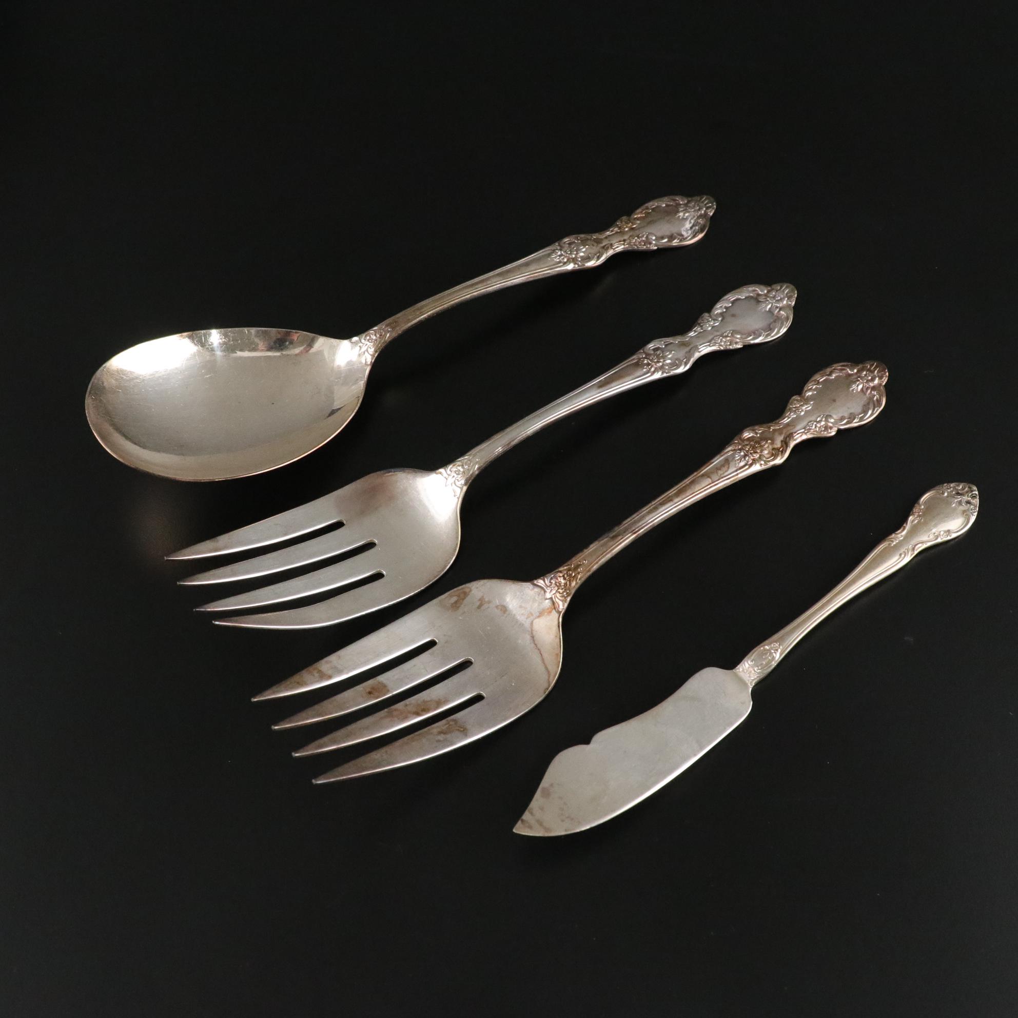 Gorham Silver Plate "New Elegance" Flatware Set
