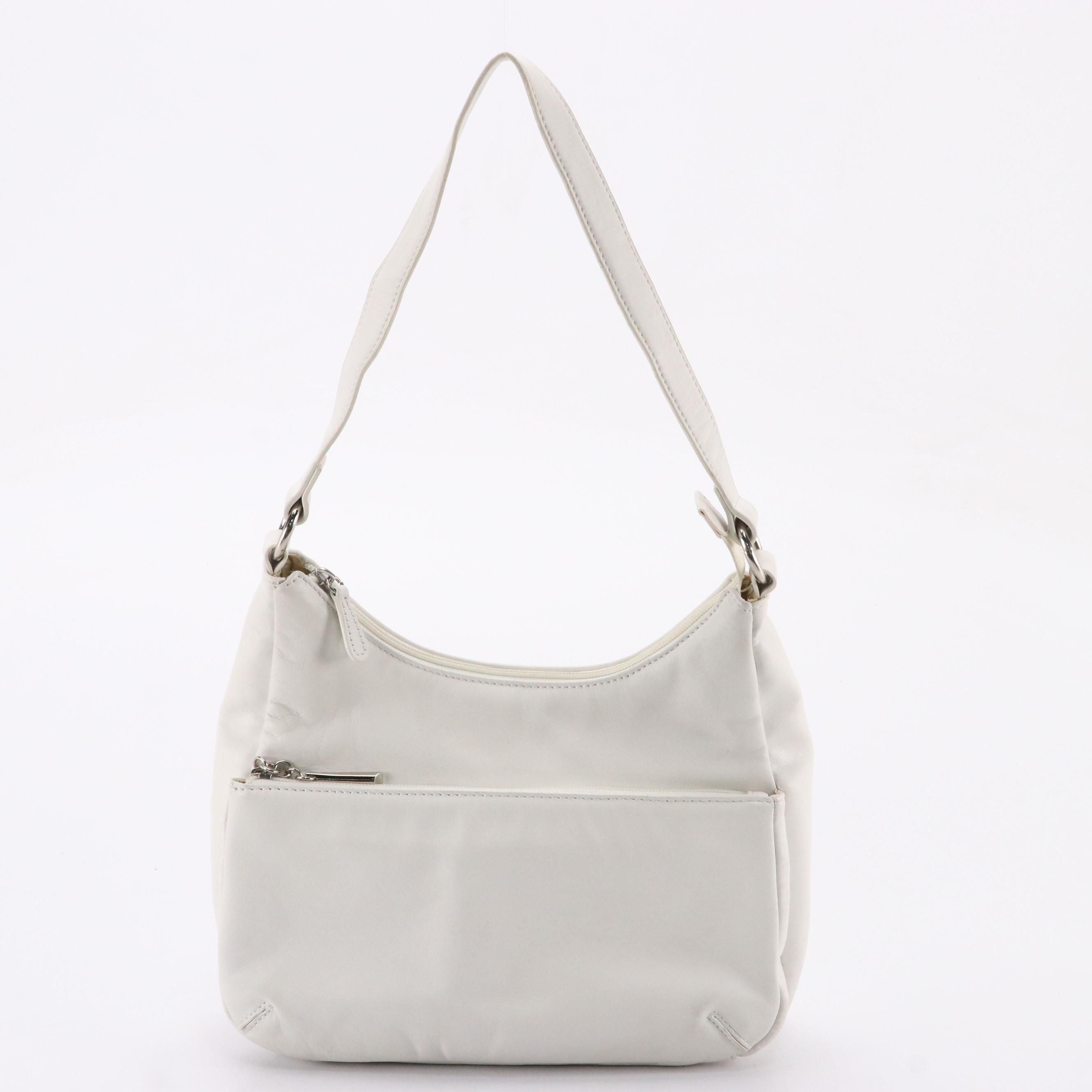 Giani Bernini & Warren Reid Shoulder Bag in Leather & Denim with Other Crossbody