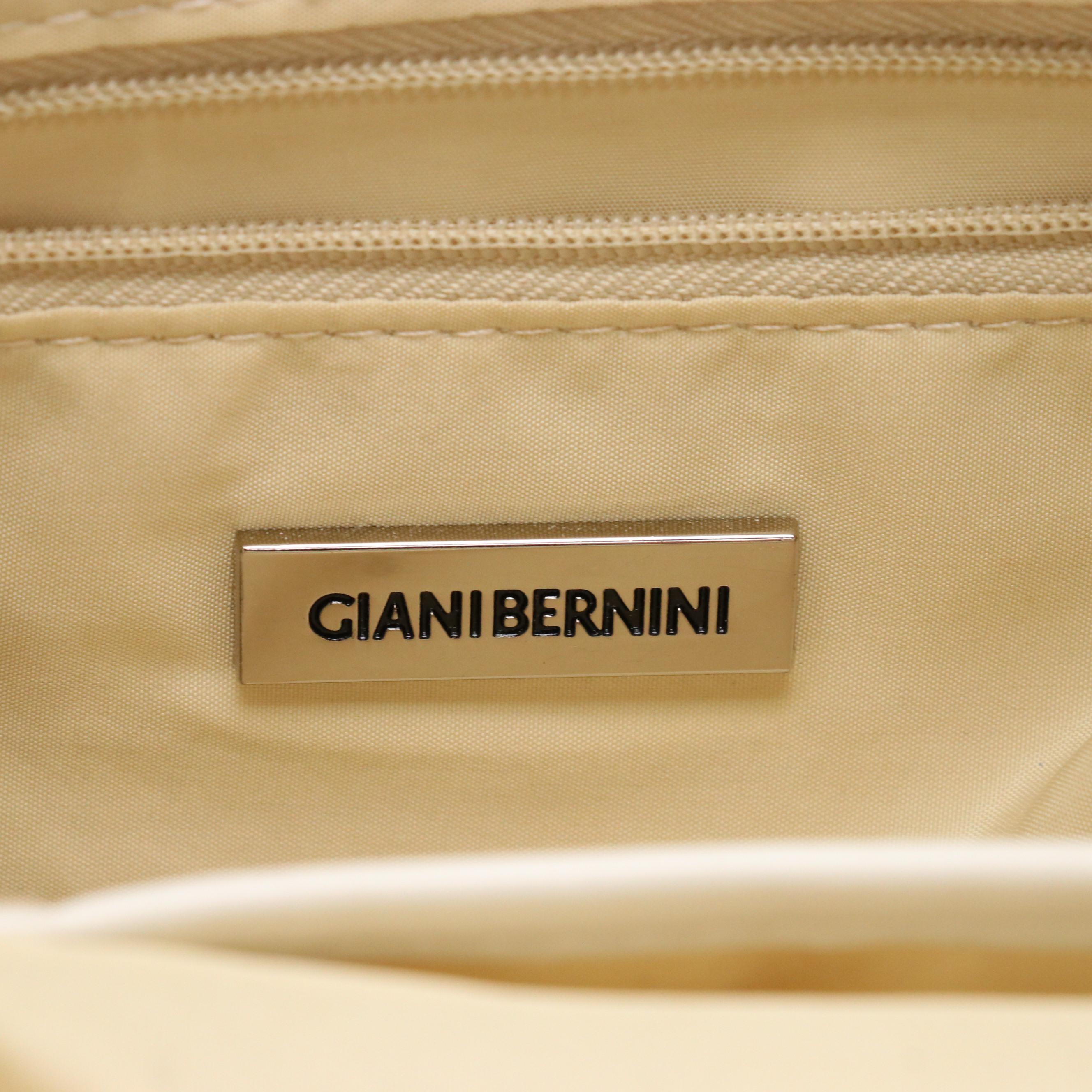 Giani Bernini & Warren Reid Shoulder Bag in Leather & Denim with Other Crossbody