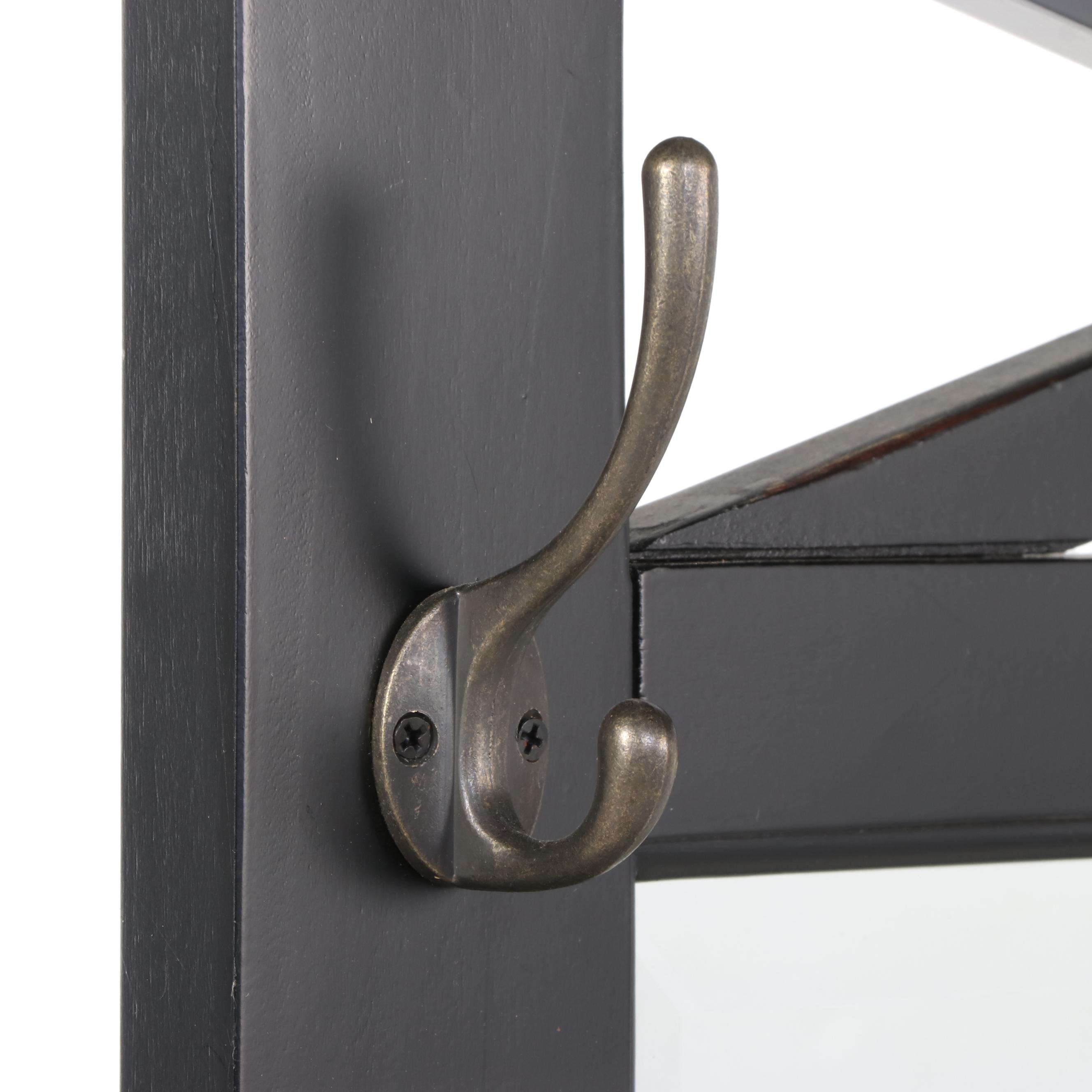 Shaker Style Painted Wood Hall Tree with Seat