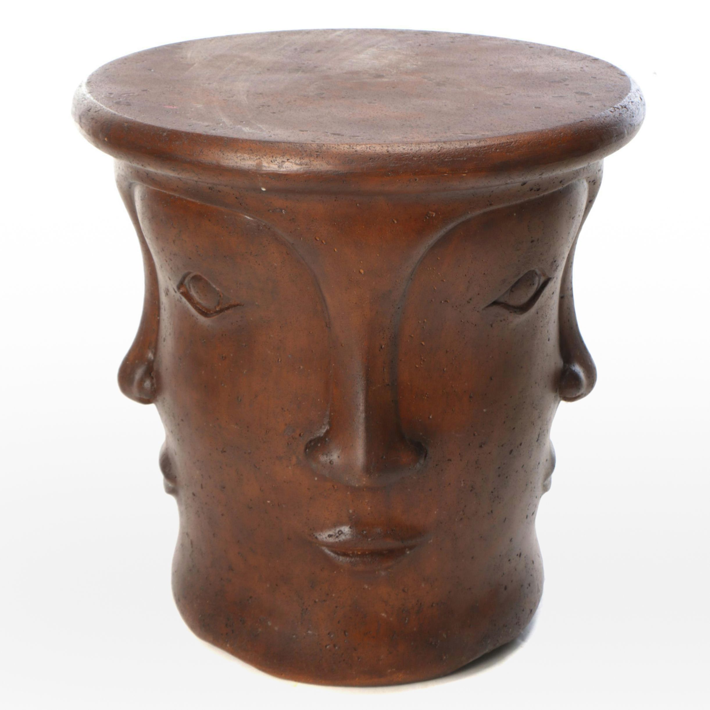Southeast Asian Modernist Style Metal Face Table