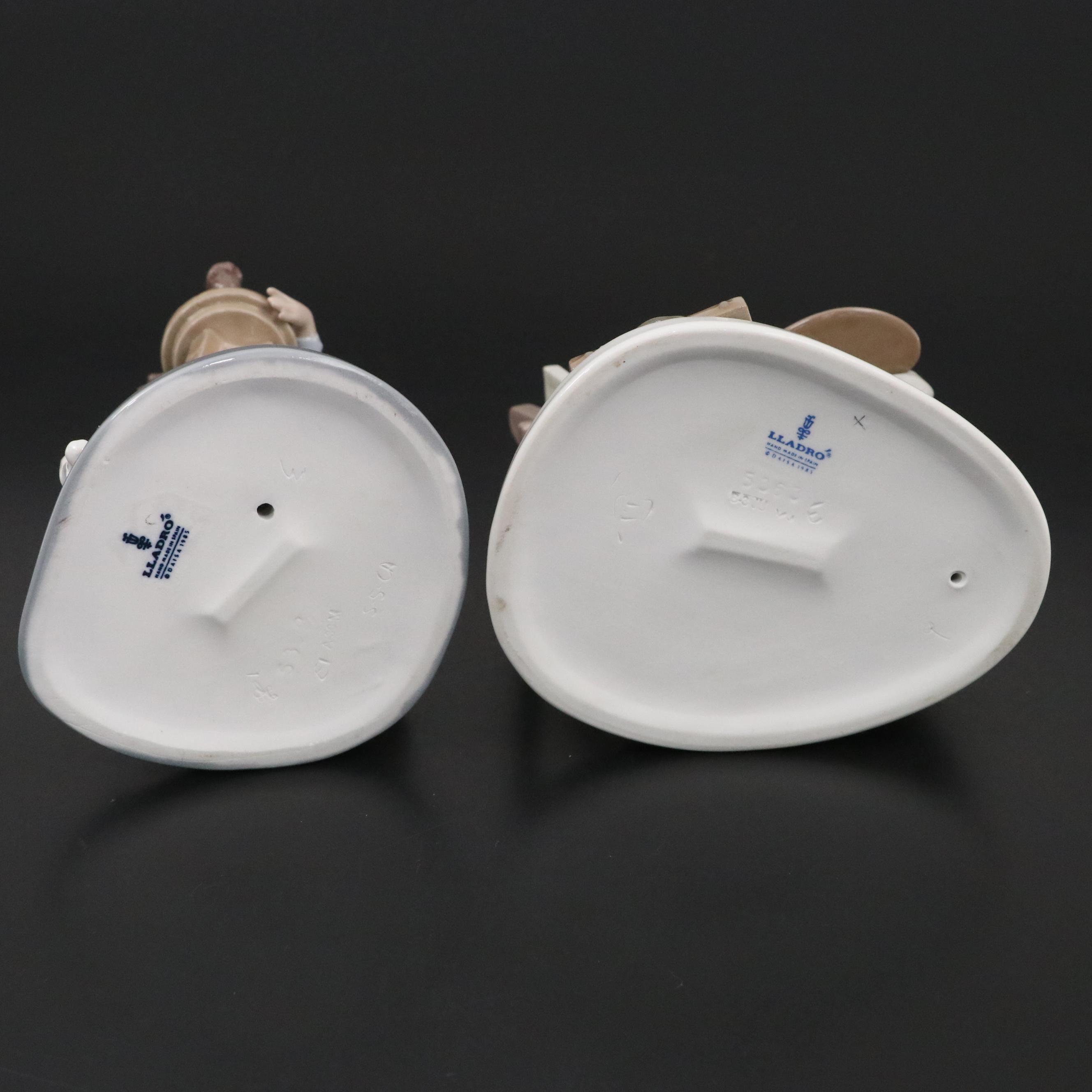 Lladró "Little Sculptor" and "Still Life" Porcelain Figurines, Late 20th Century