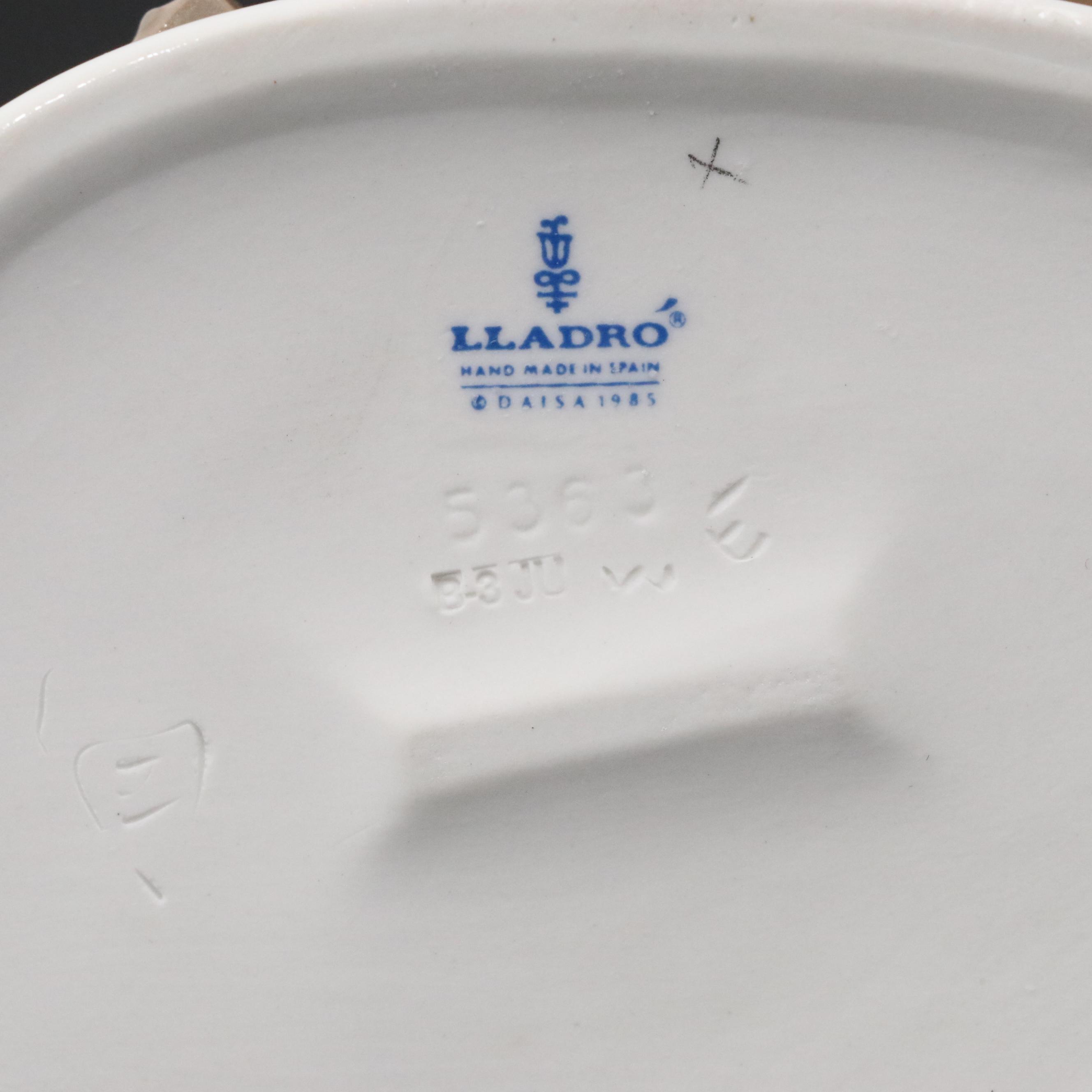 Lladró "Little Sculptor" and "Still Life" Porcelain Figurines, Late 20th Century