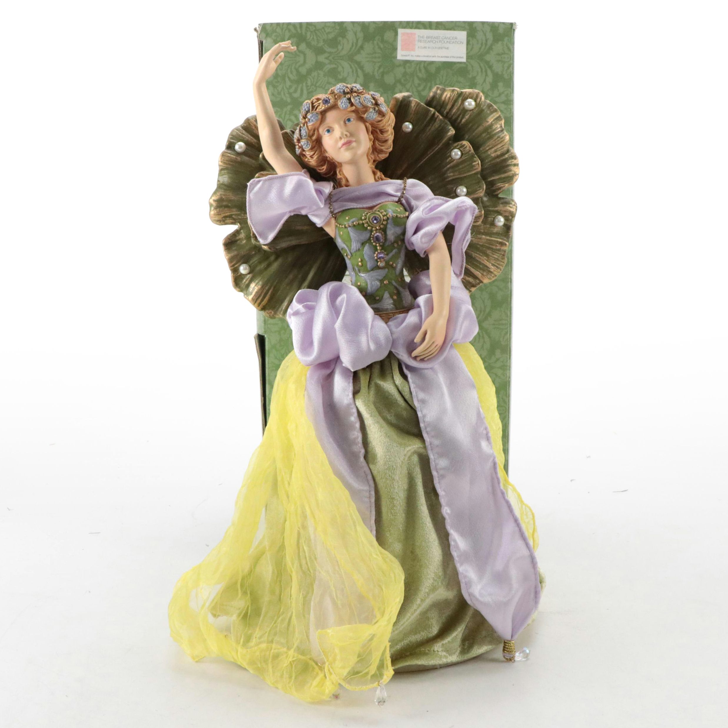 Silvestri Plastic and Velveteen Christmas Tree Toppers