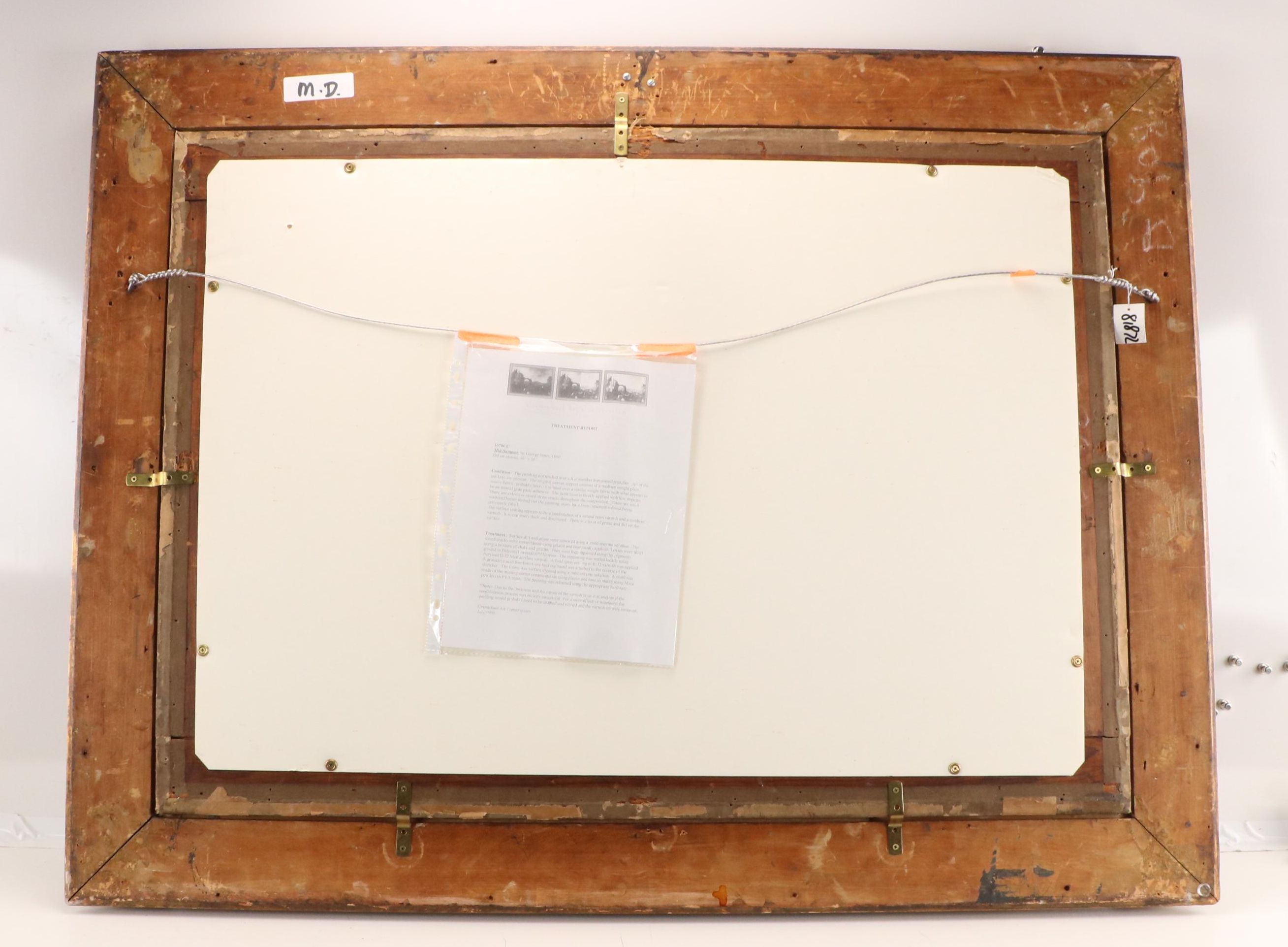 George Inness Oil Painting "Sunlight and Shadow (Midsummer)," 1860