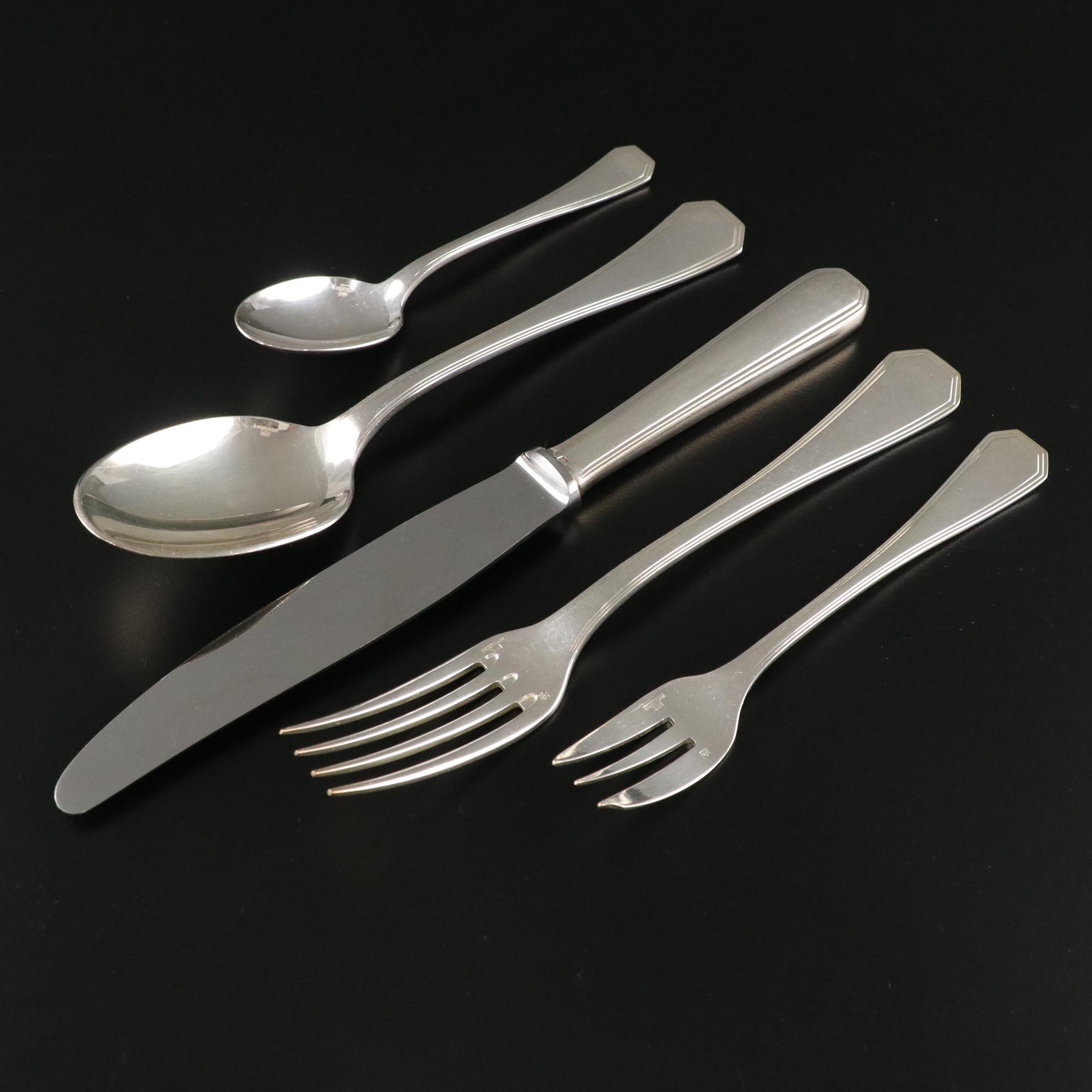Christofle "America" Silver Plate Flatware