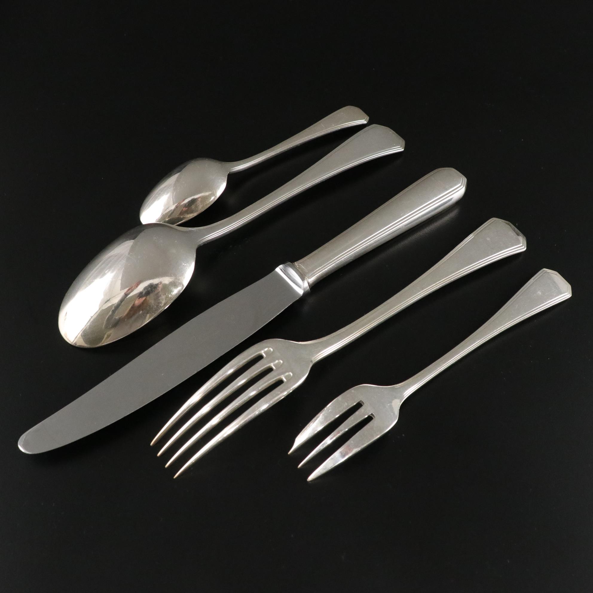 Christofle "America" Silver Plate Flatware