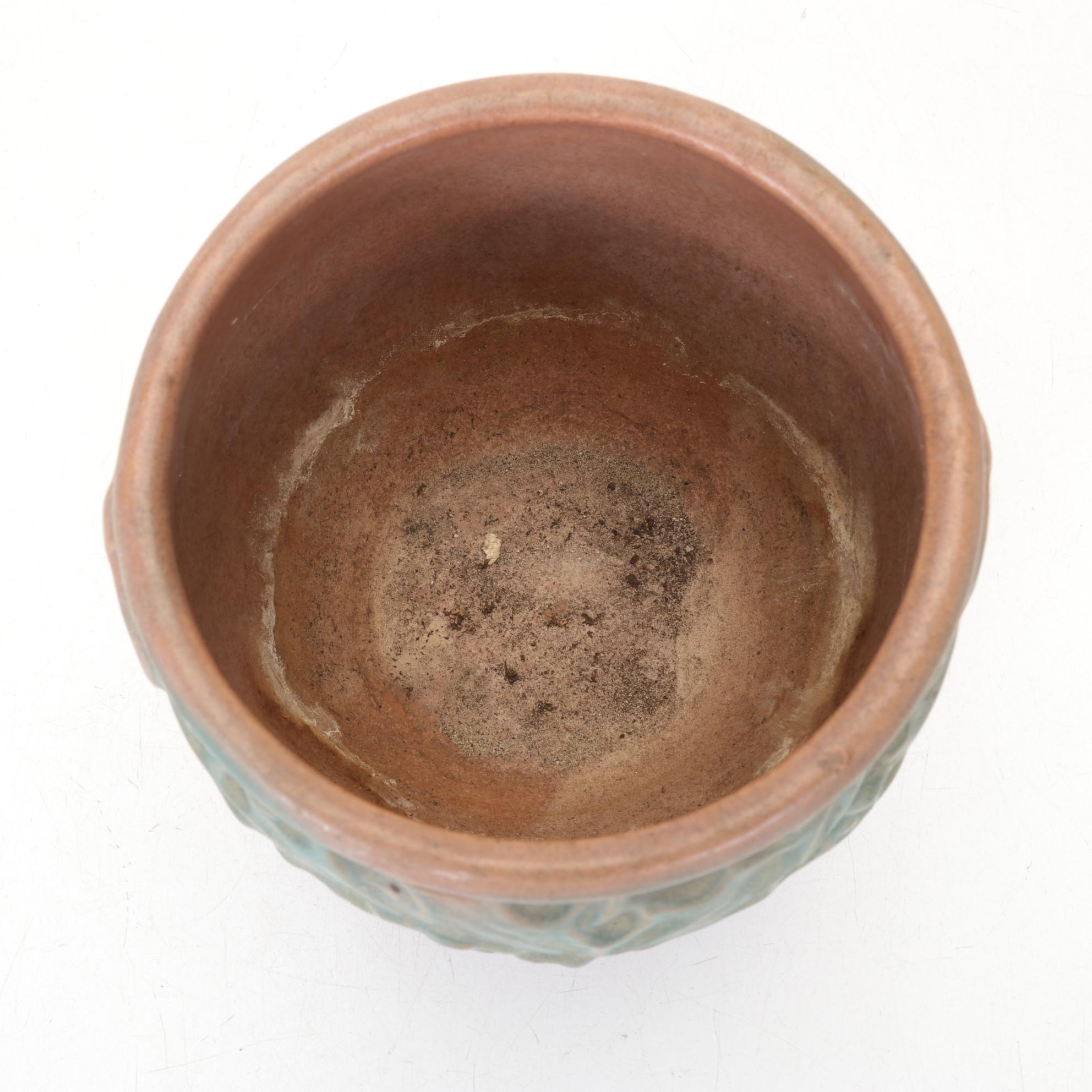 Brush McCoy Holly Pottery Planters