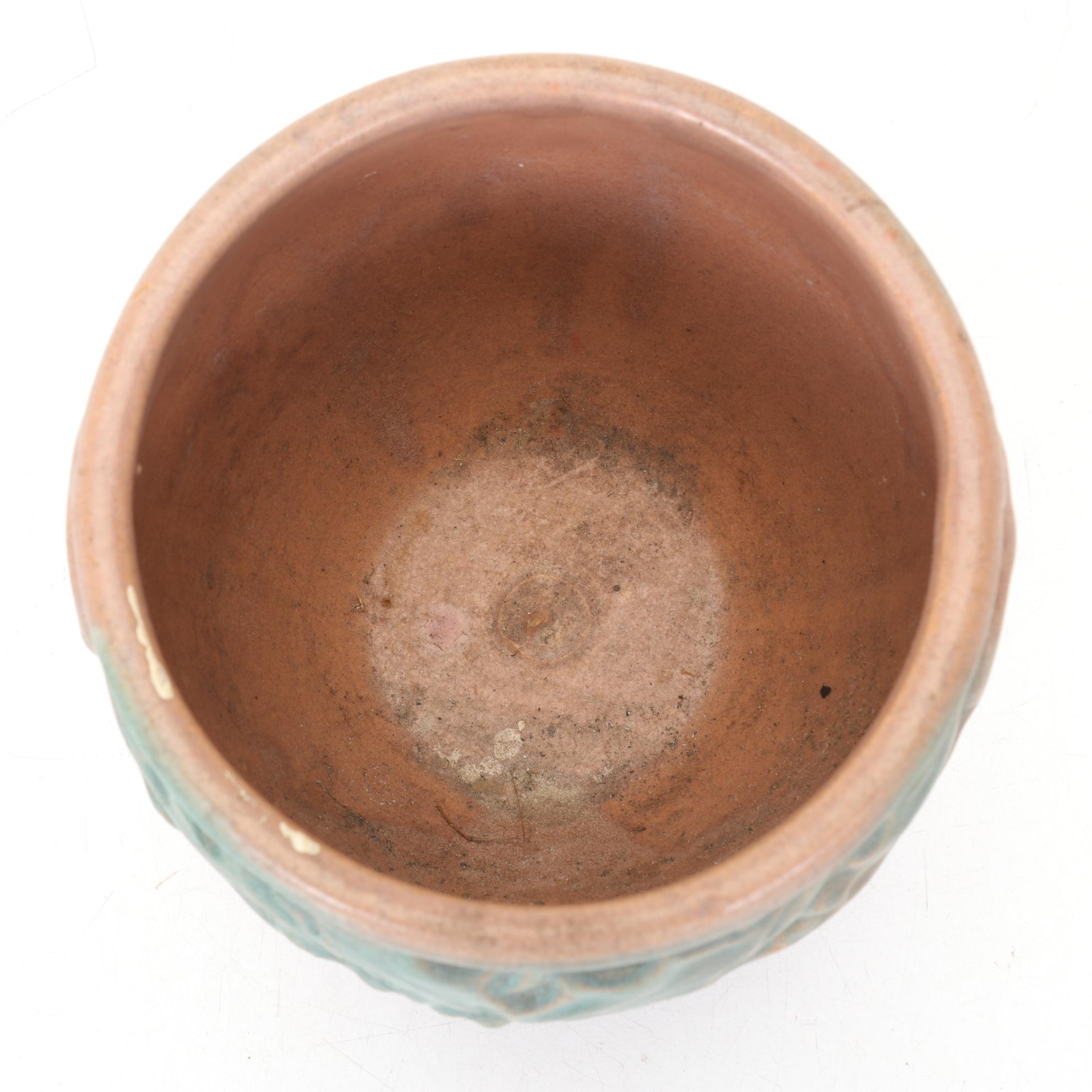 Brush McCoy Holly Pottery Planters