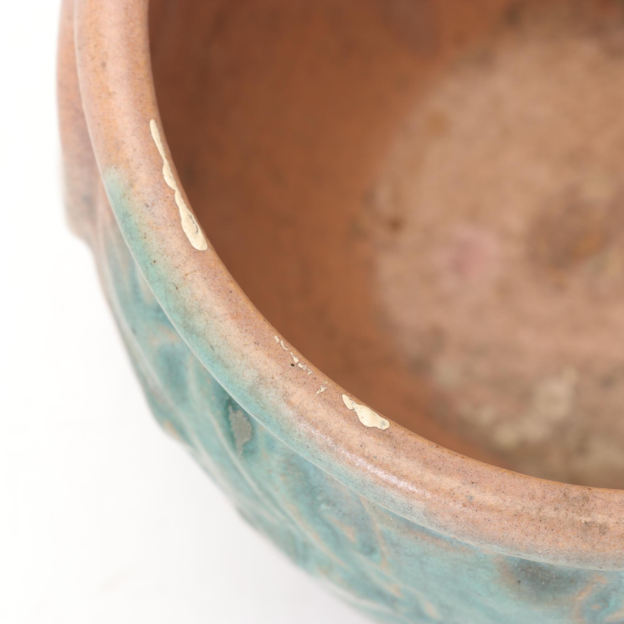 Brush McCoy Holly Pottery Planters