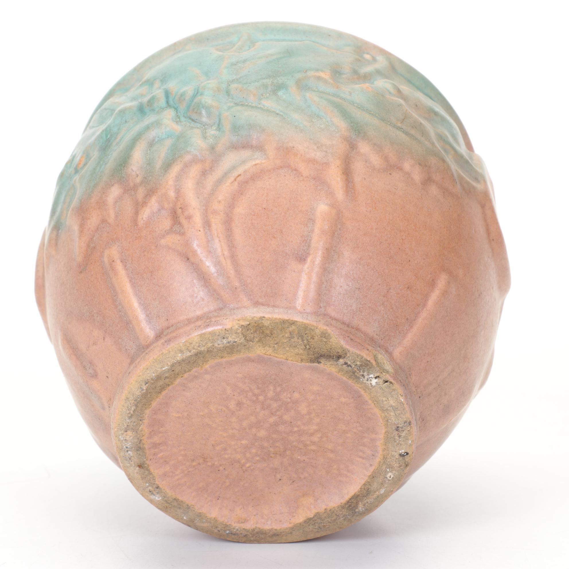 Brush McCoy Holly Pottery Planters