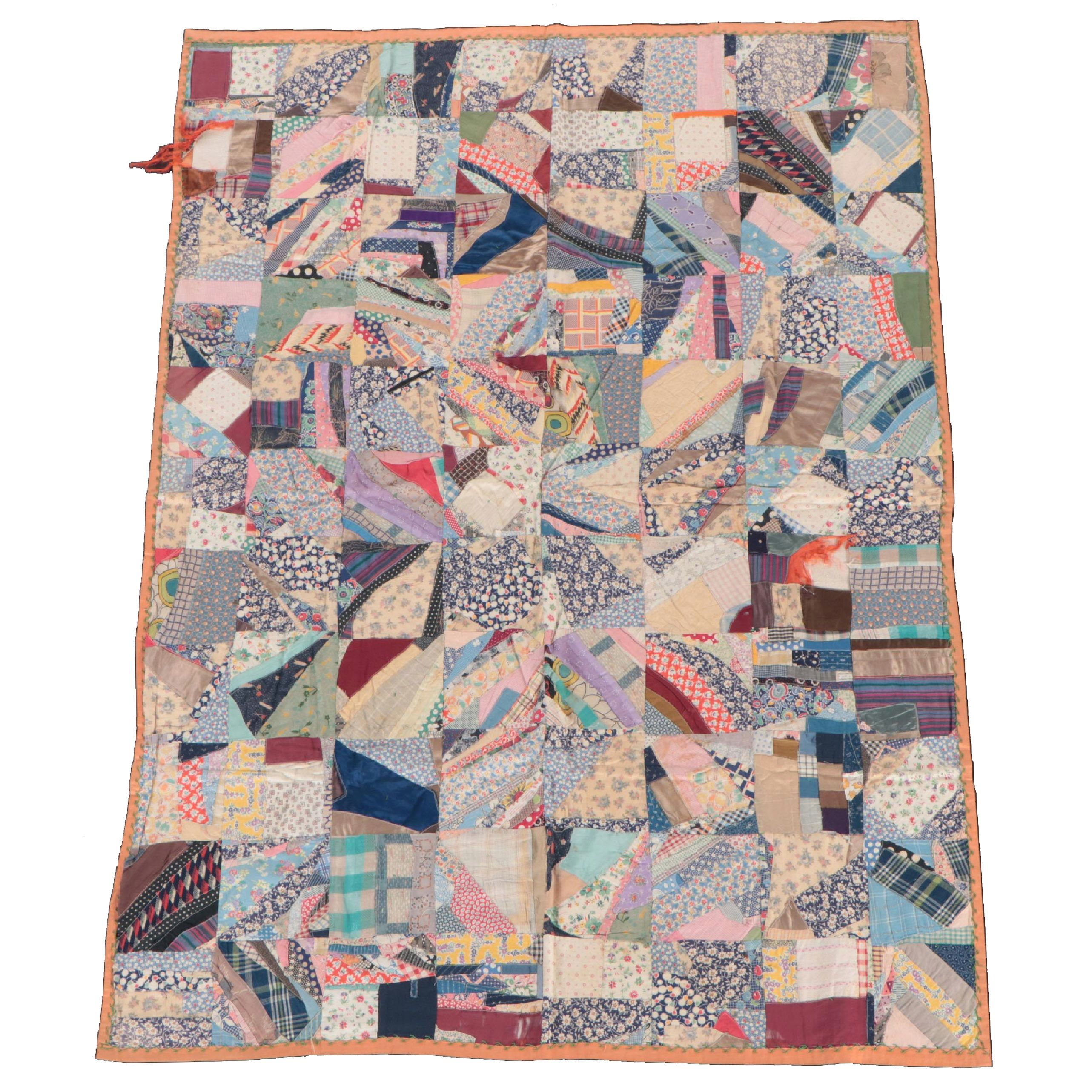 Handmade deals Crazy Quilt