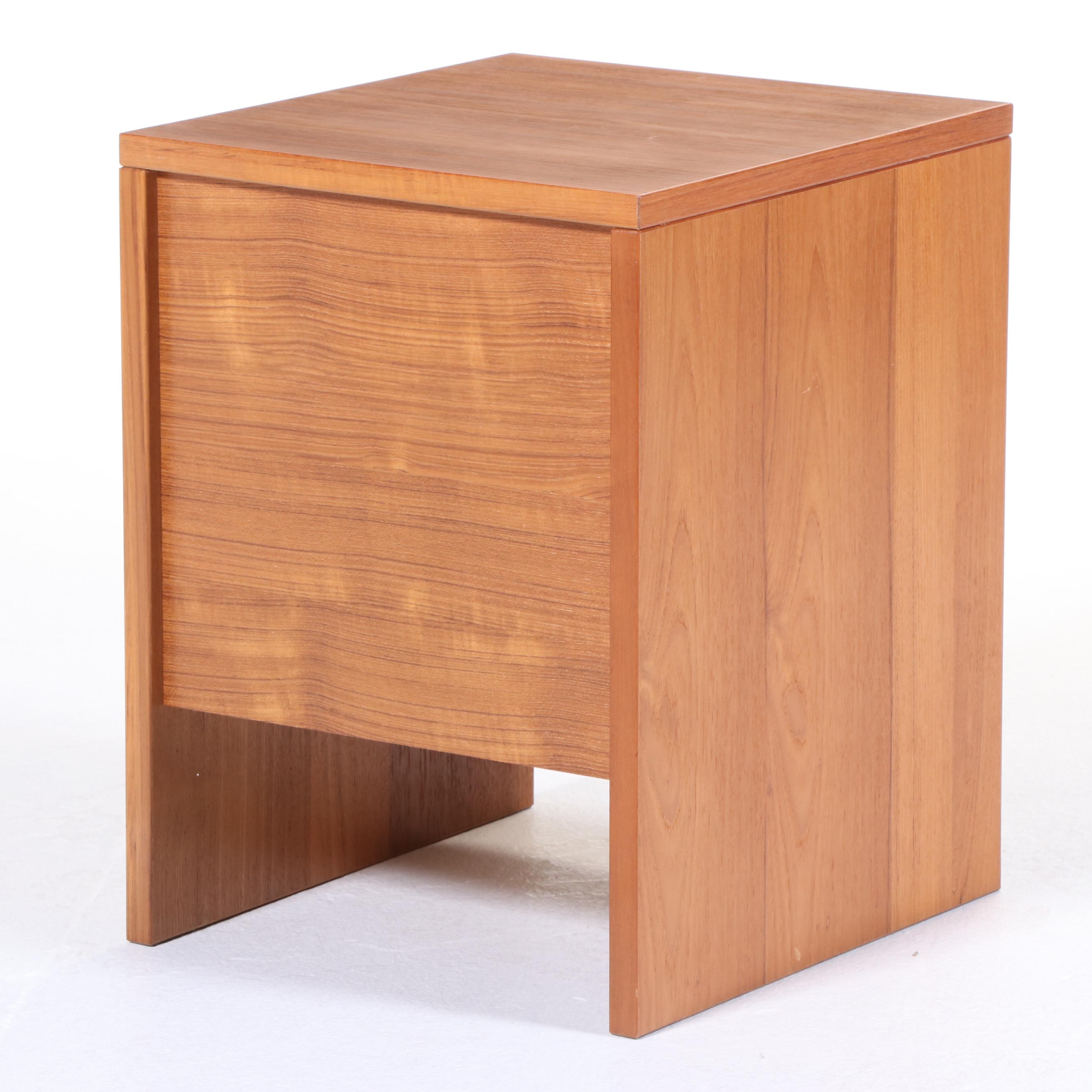 Small Danish Modern Teak File Cabinet, Late 20th Century