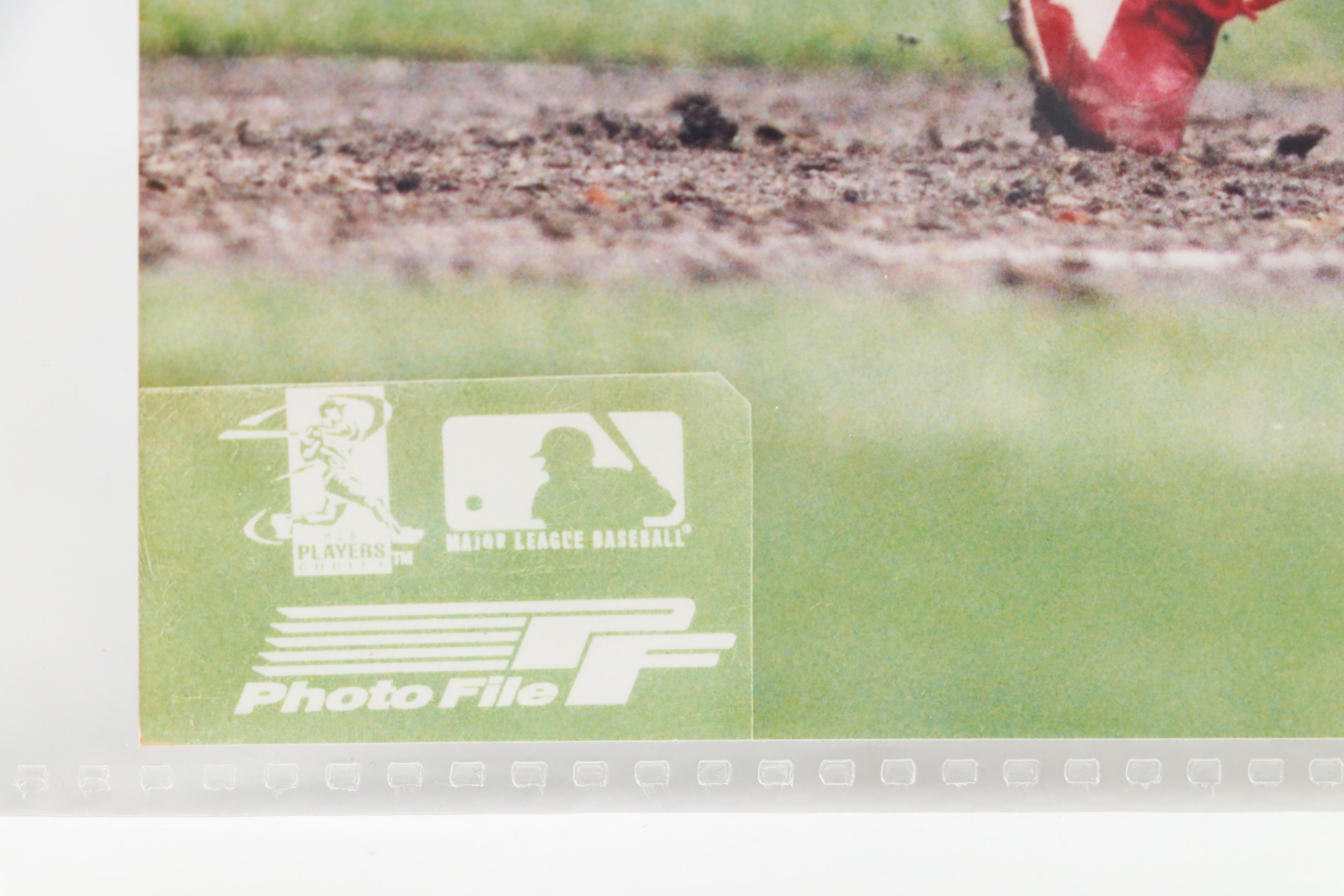 Rajai Davis, Sandy Alomar Jr., with Other Signed Baseball Photo and Cards