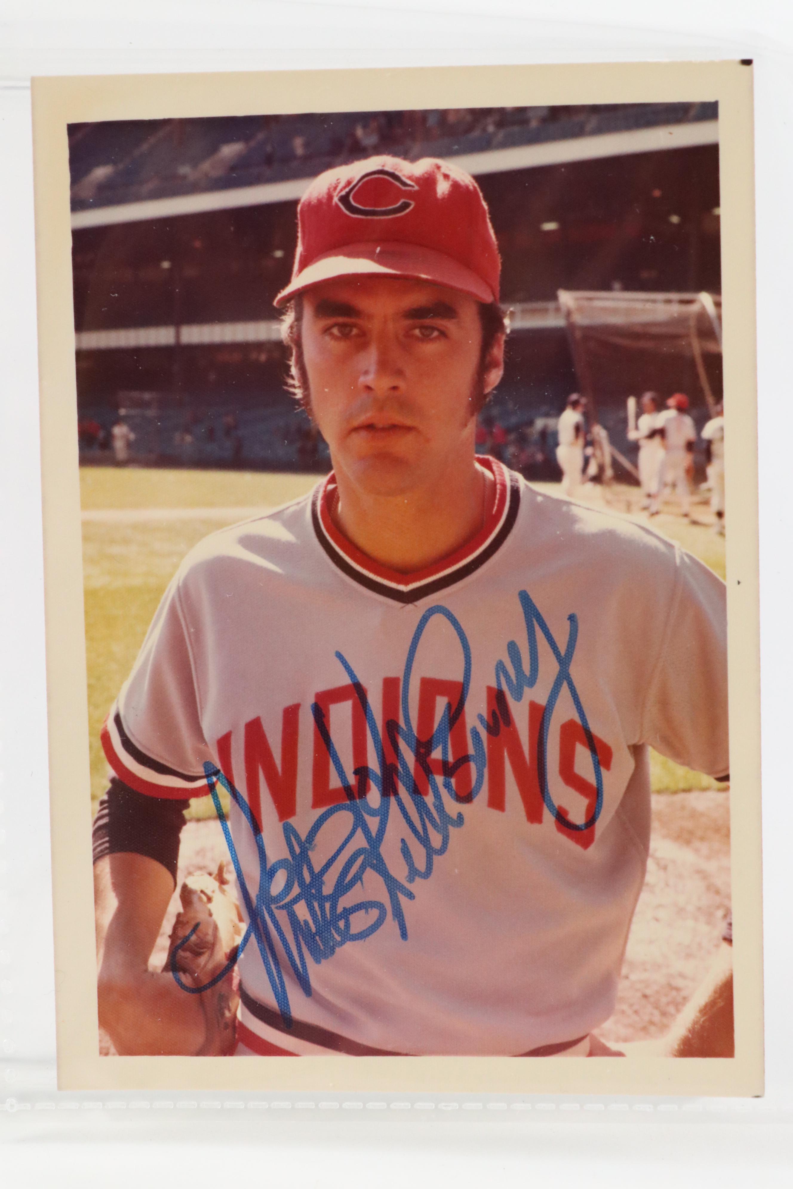 Rajai Davis, Sandy Alomar Jr., with Other Signed Baseball Photo and Cards
