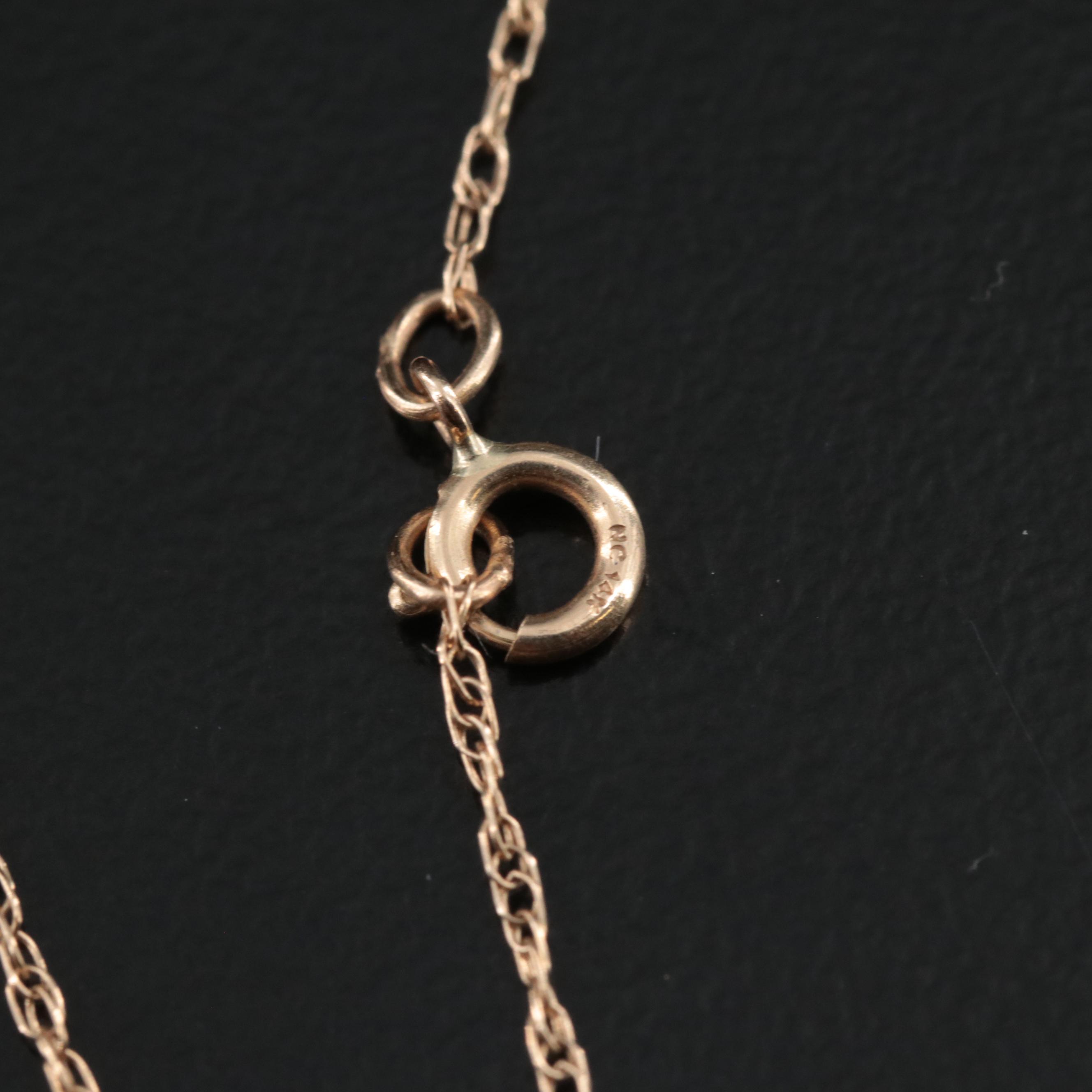 14K French Rope Chain Necklace