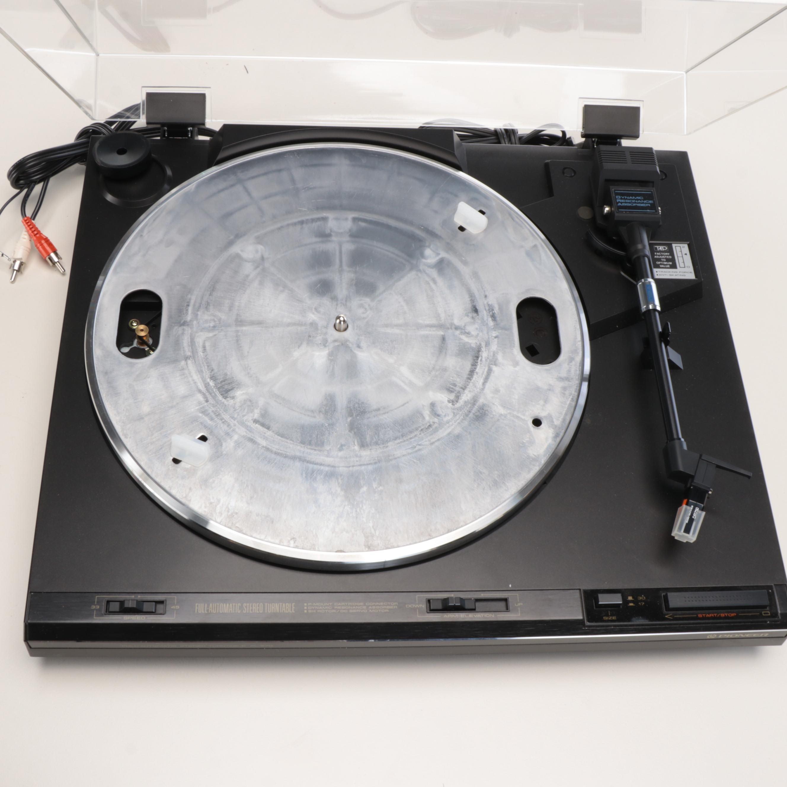 Pioneer PL-570 Full-Automatic Stereo Turntable, Late 20th Century