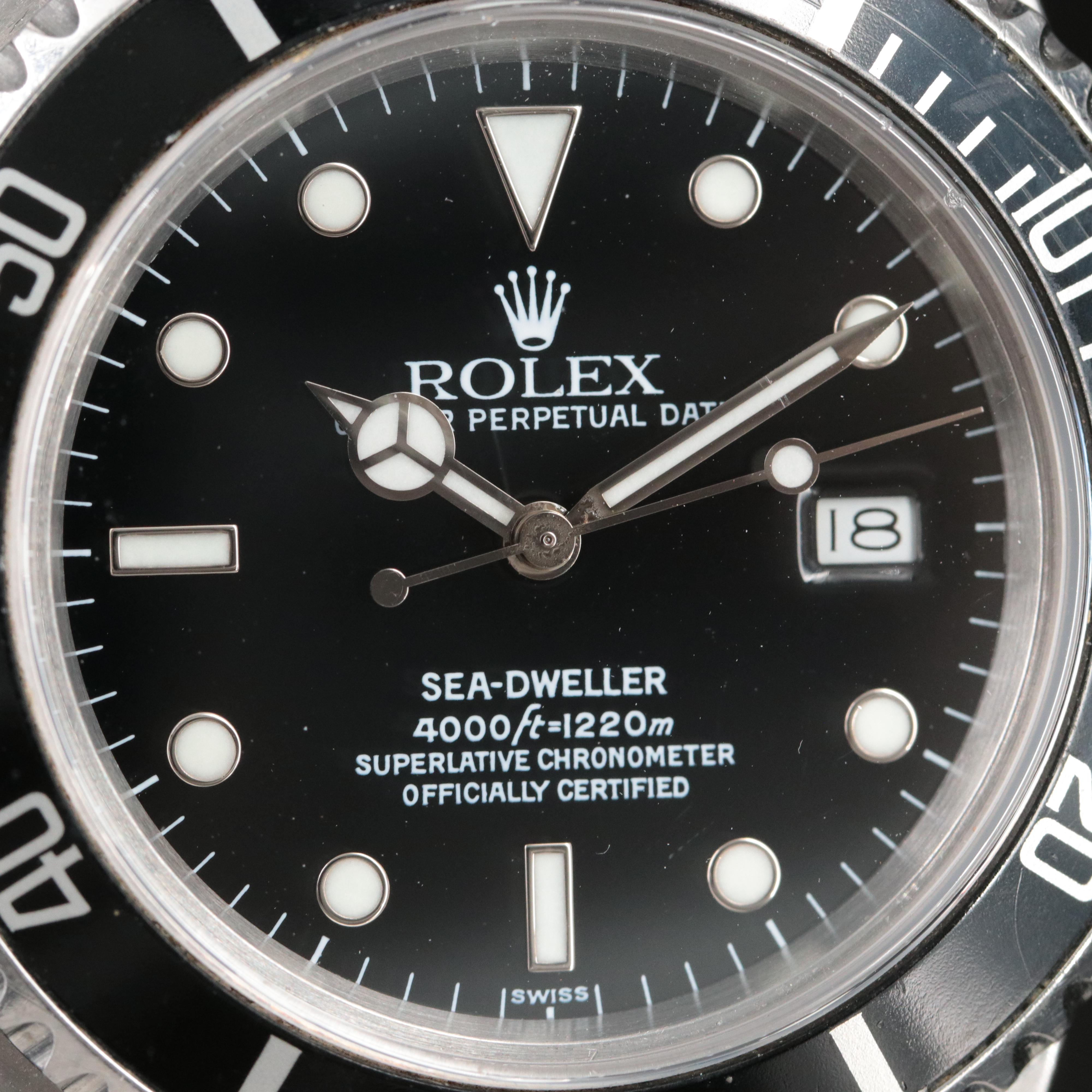 1984 Rolex Sea-Dweller Oyster Perpetual Date Watch
