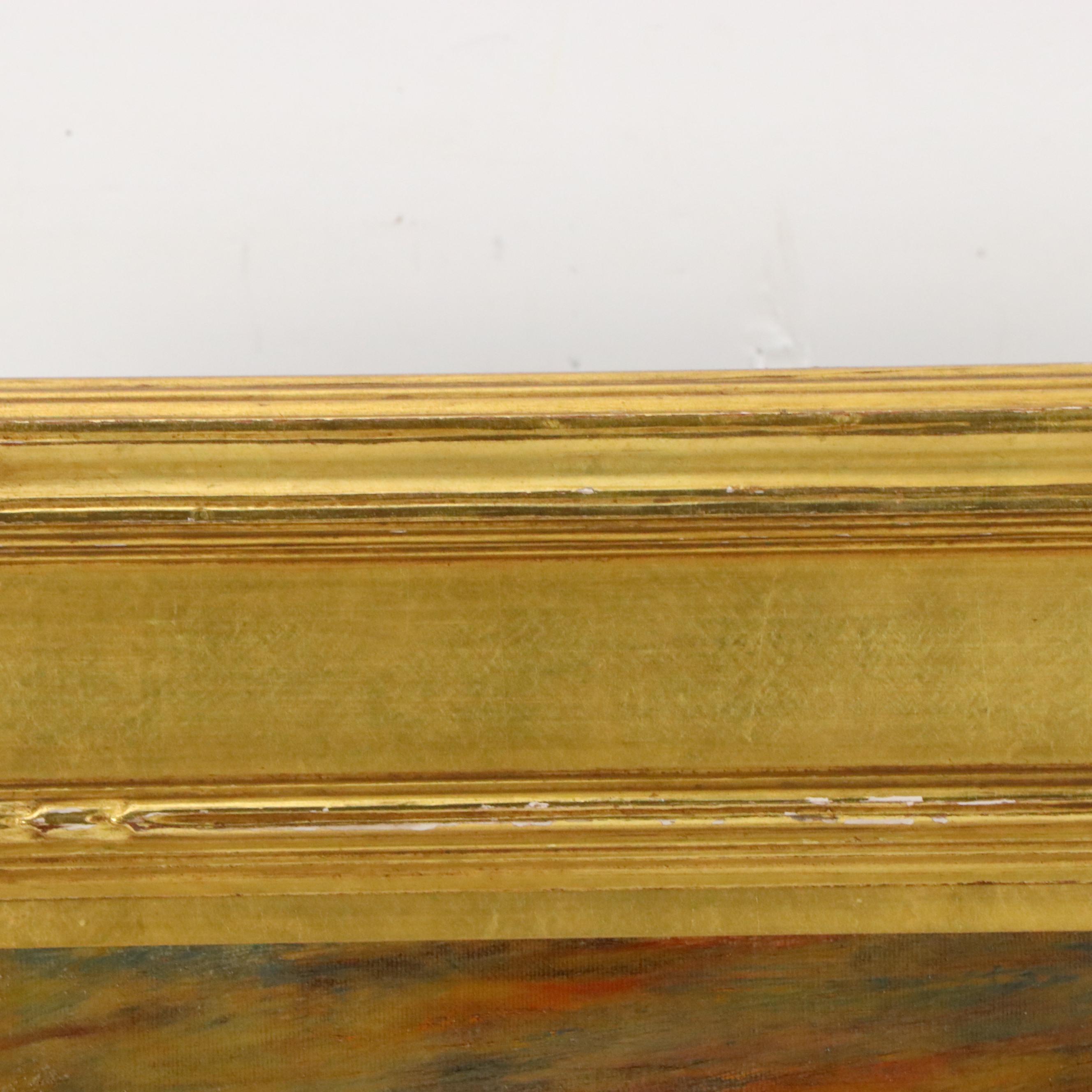 Albert Lorey Groll Western Landscape Oil Painting "Sunset Arizona"