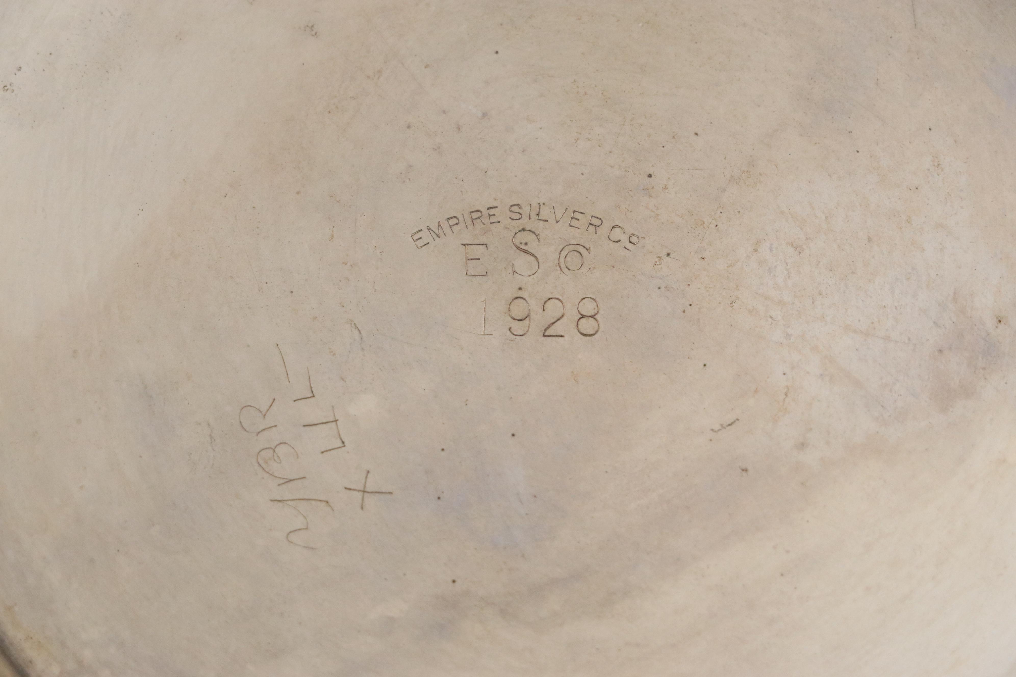 Vivian Burns Import Silver Plate Replica Pakistani Spoon and Silver Plate Plates