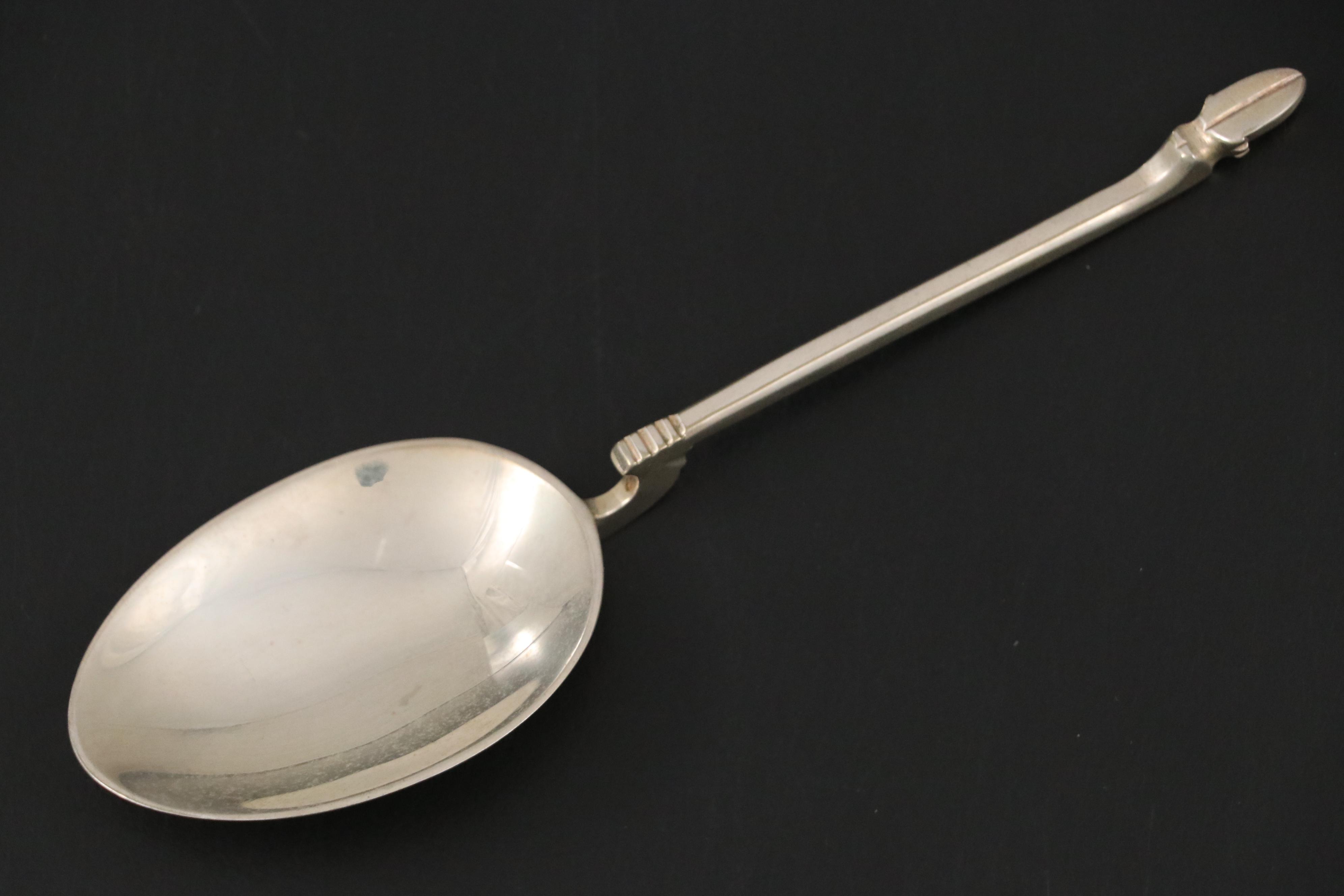 Vivian Burns Import Silver Plate Replica Pakistani Spoon and Silver Plate Plates