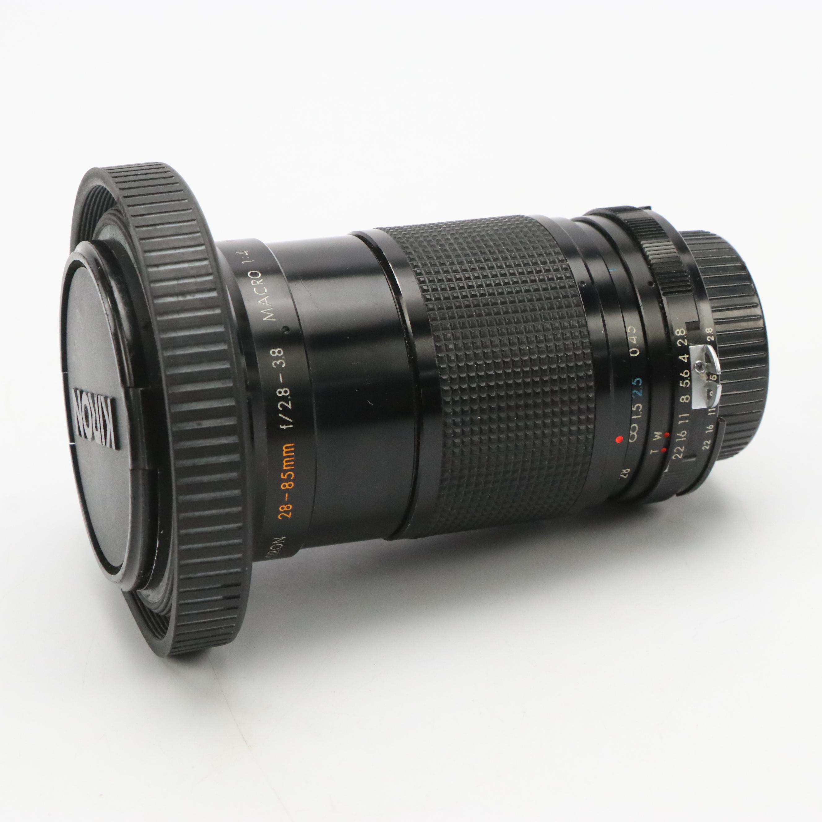 Nikon EM Camera, MD-12 Motor Drive Unit, Achiever Flash and More